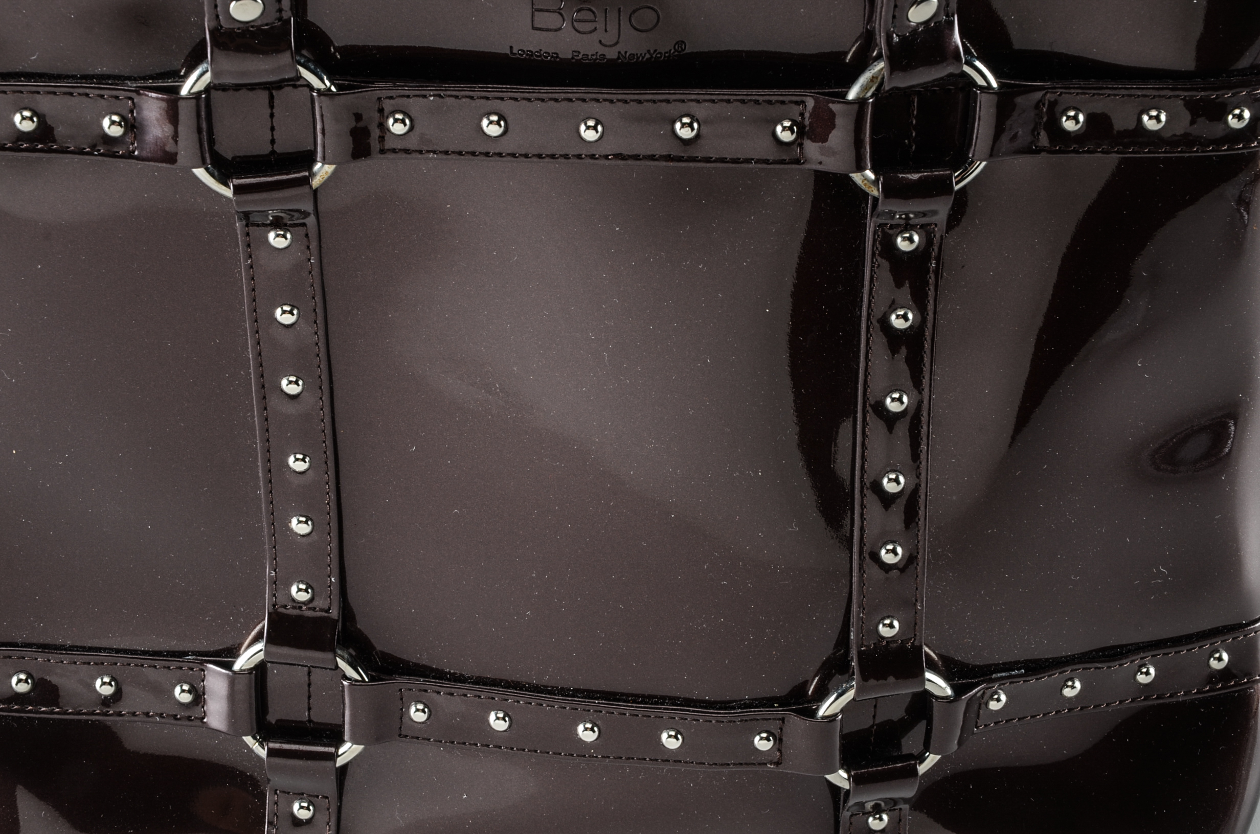 Beijo Bronze Hued Pleather Handbag