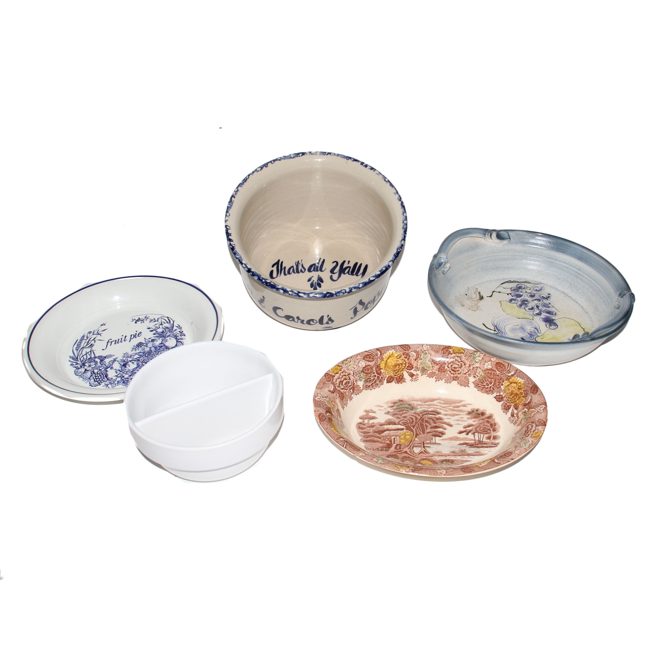 Collection of Five Ceramic Bowls