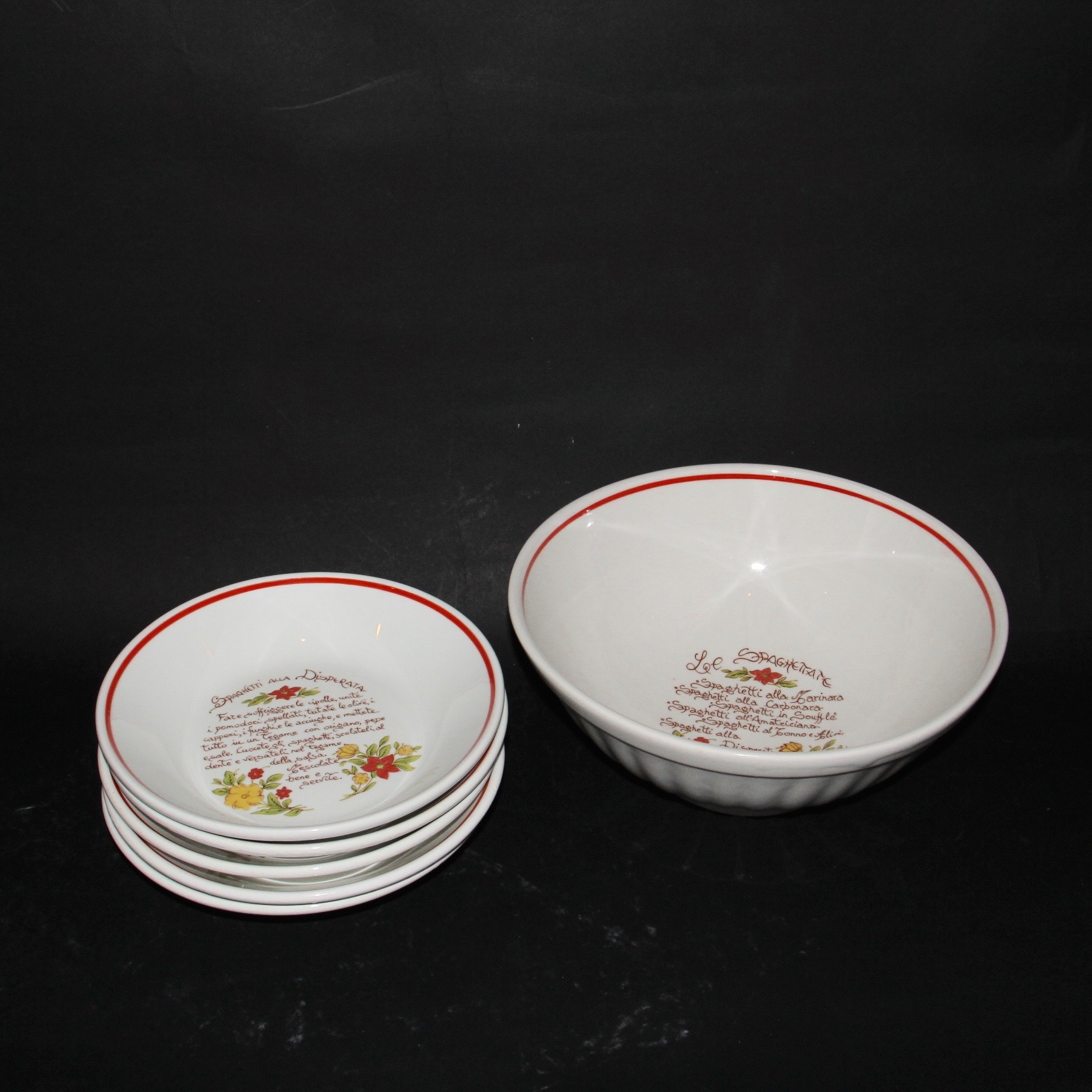 La Primula Italian Spaghetti Bowls