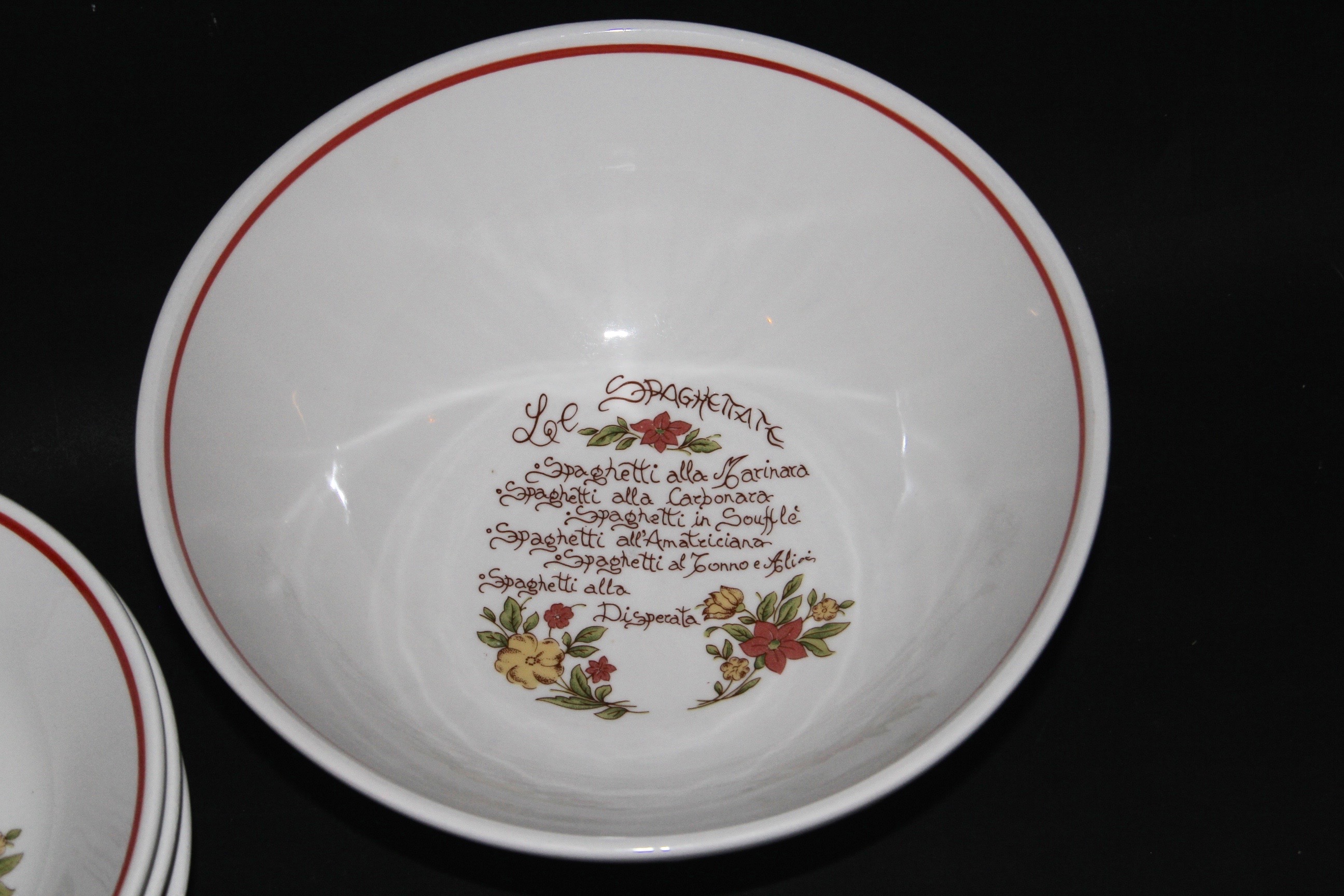 La Primula Italian Spaghetti Bowls