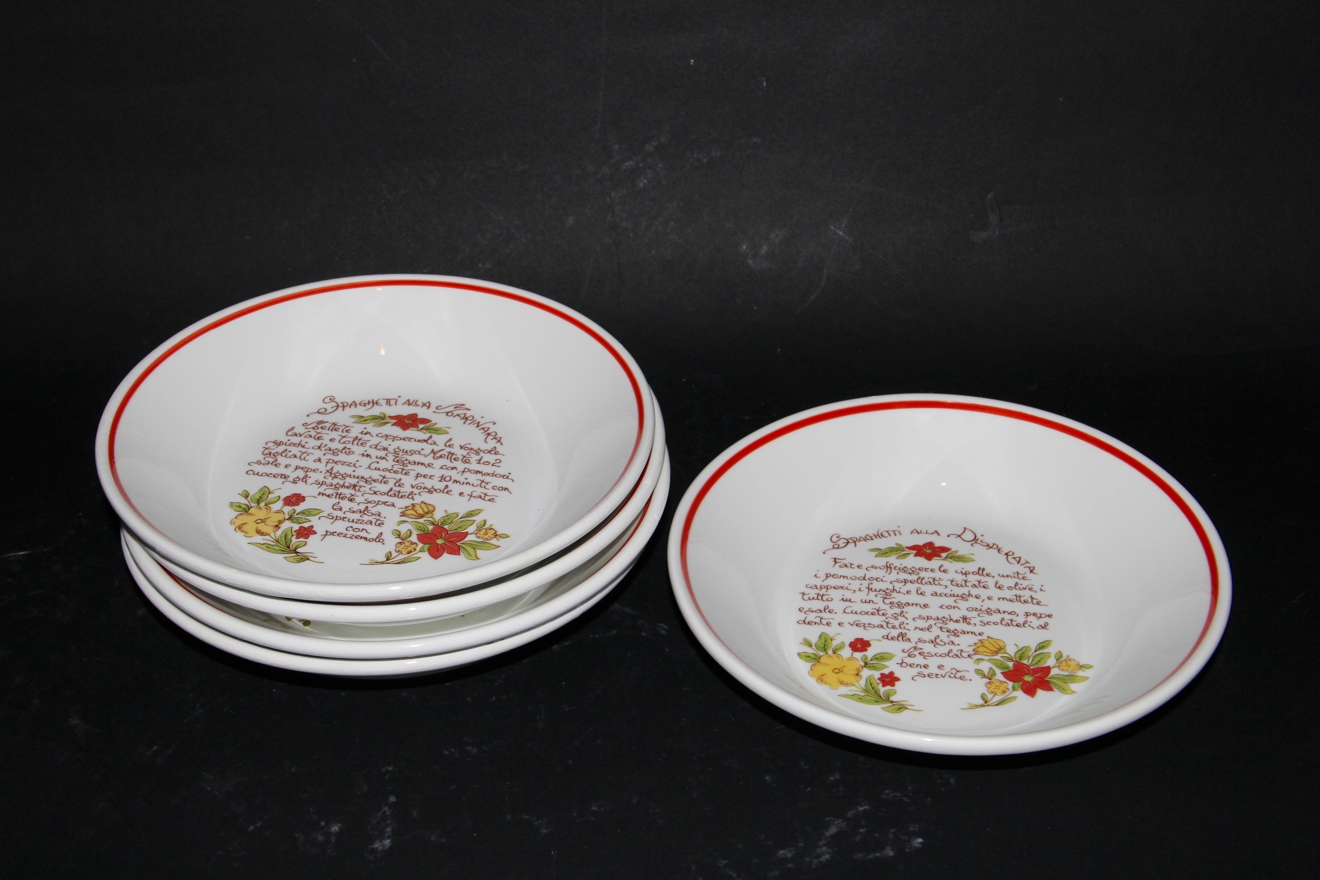 La Primula Italian Spaghetti Bowls