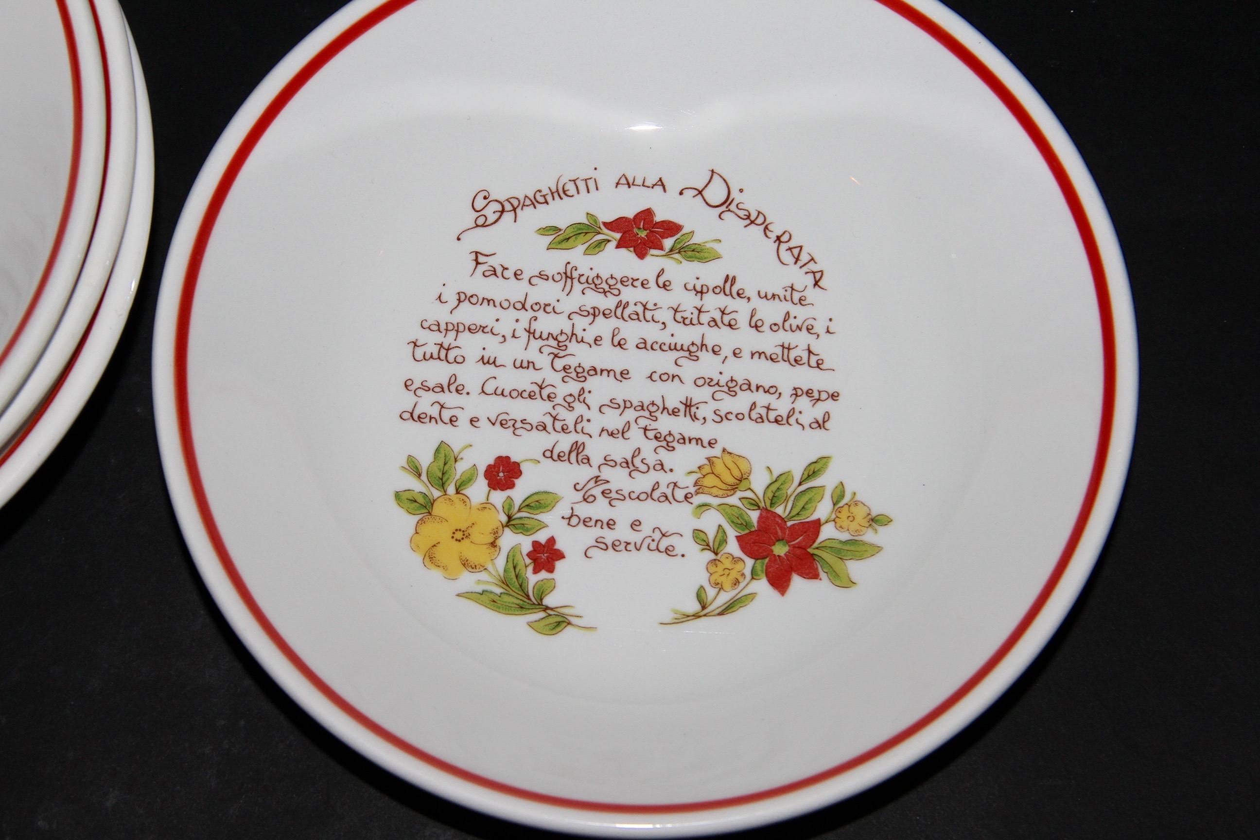 La Primula Italian Spaghetti Bowls