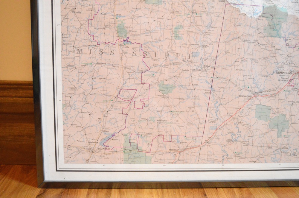 Large Tennessee Valley Region Map