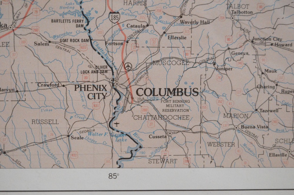 Large Tennessee Valley Region Map