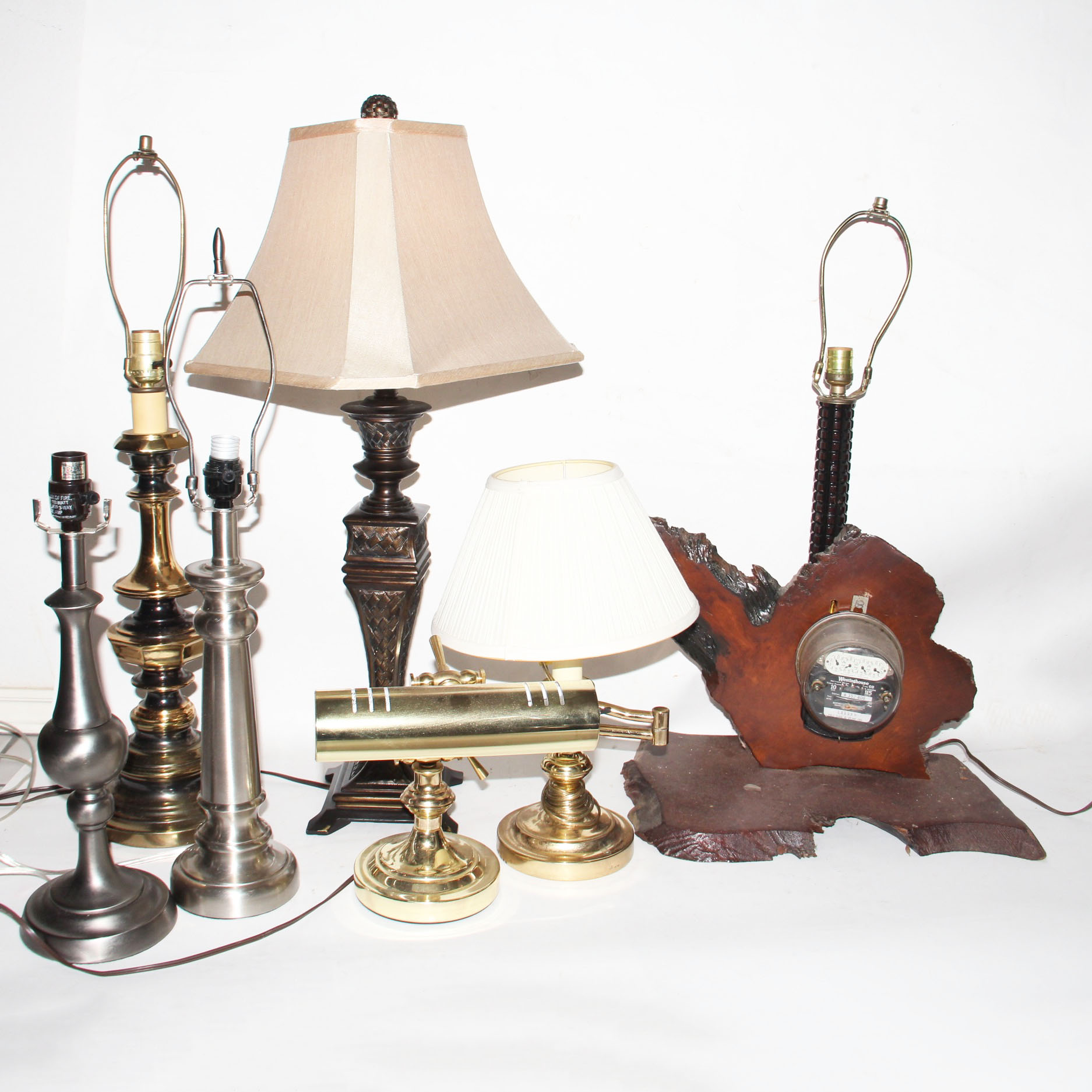 Grouping of Table Lamps
