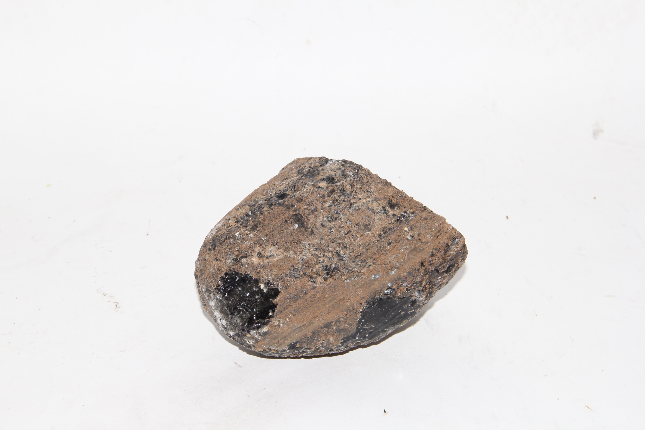 Pair of Geodes and Painted Stone