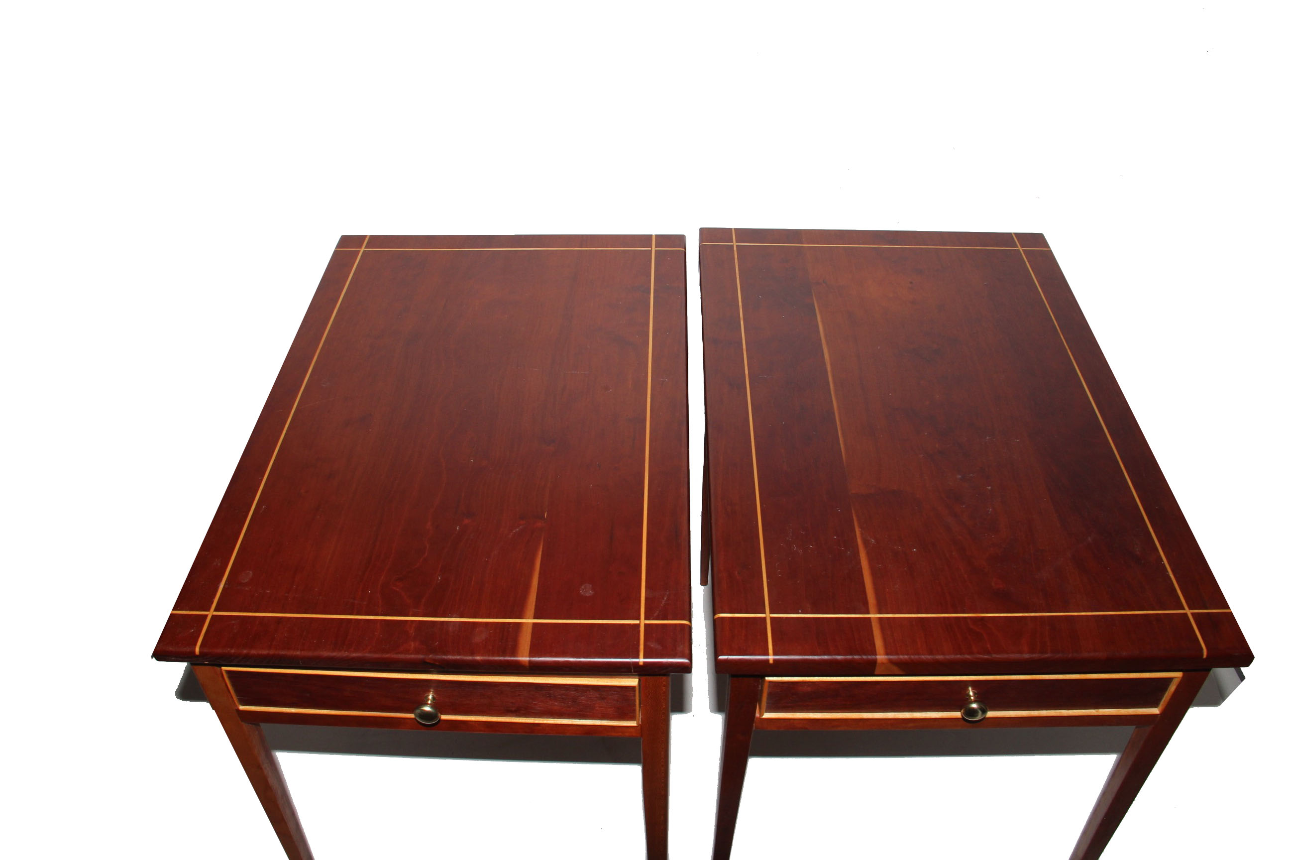 Pair of Custom Made Hepplewhite Style Tables