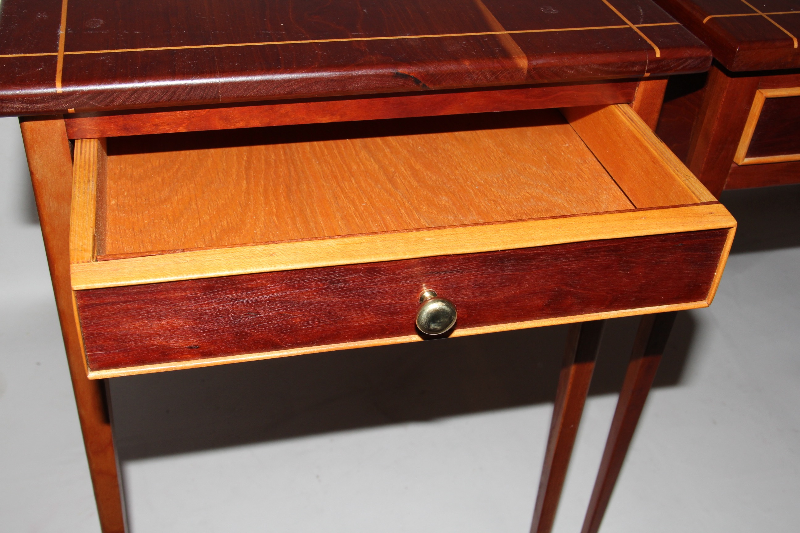 Pair of Custom Made Hepplewhite Style Tables