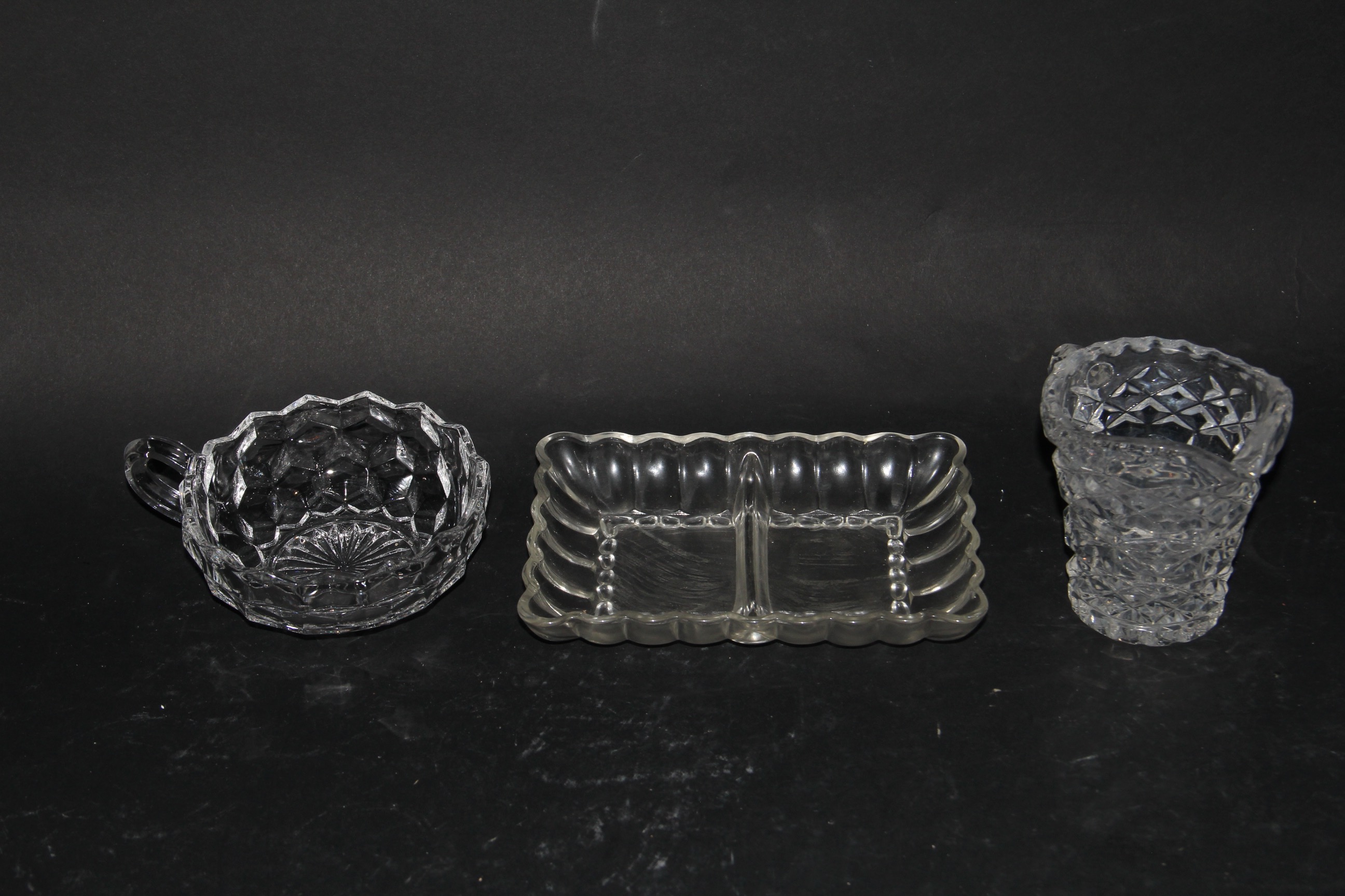 Grouping of Pressed Glass Tableware