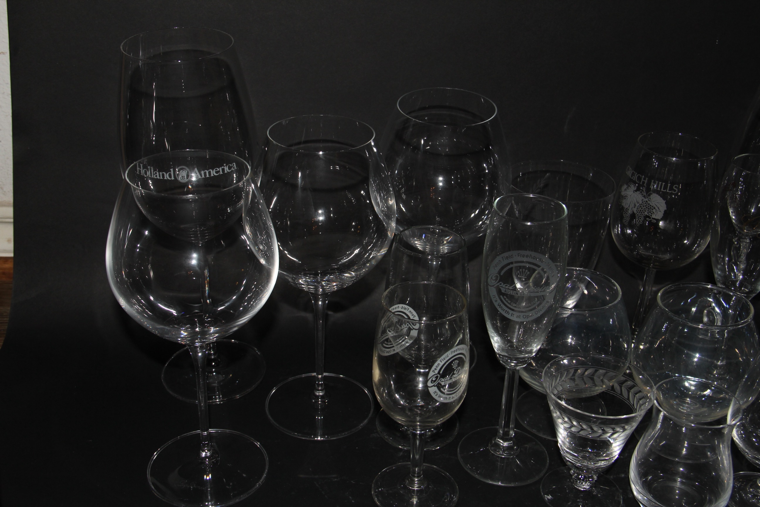 Large Collection of Stemware