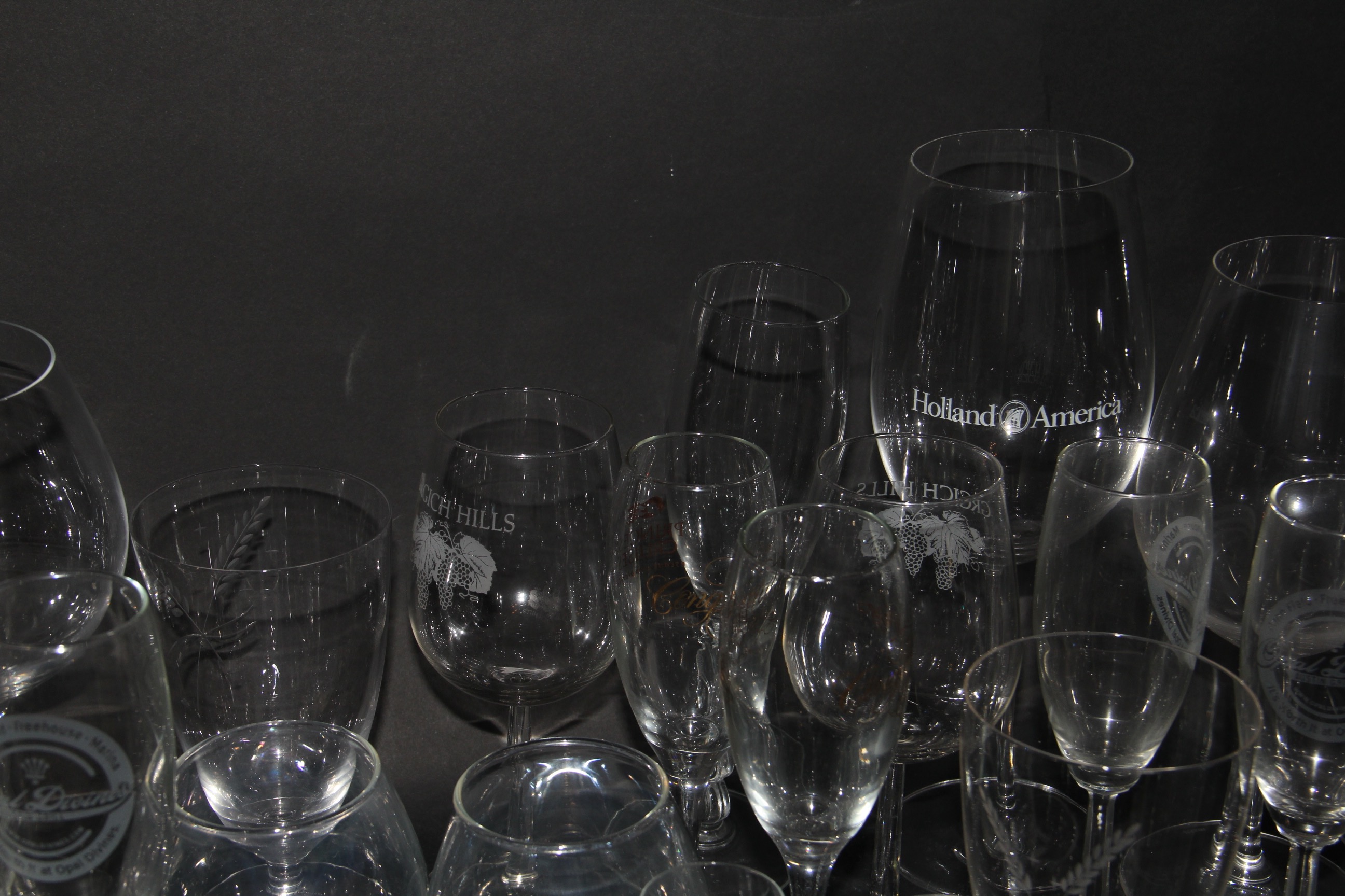 Large Collection of Stemware