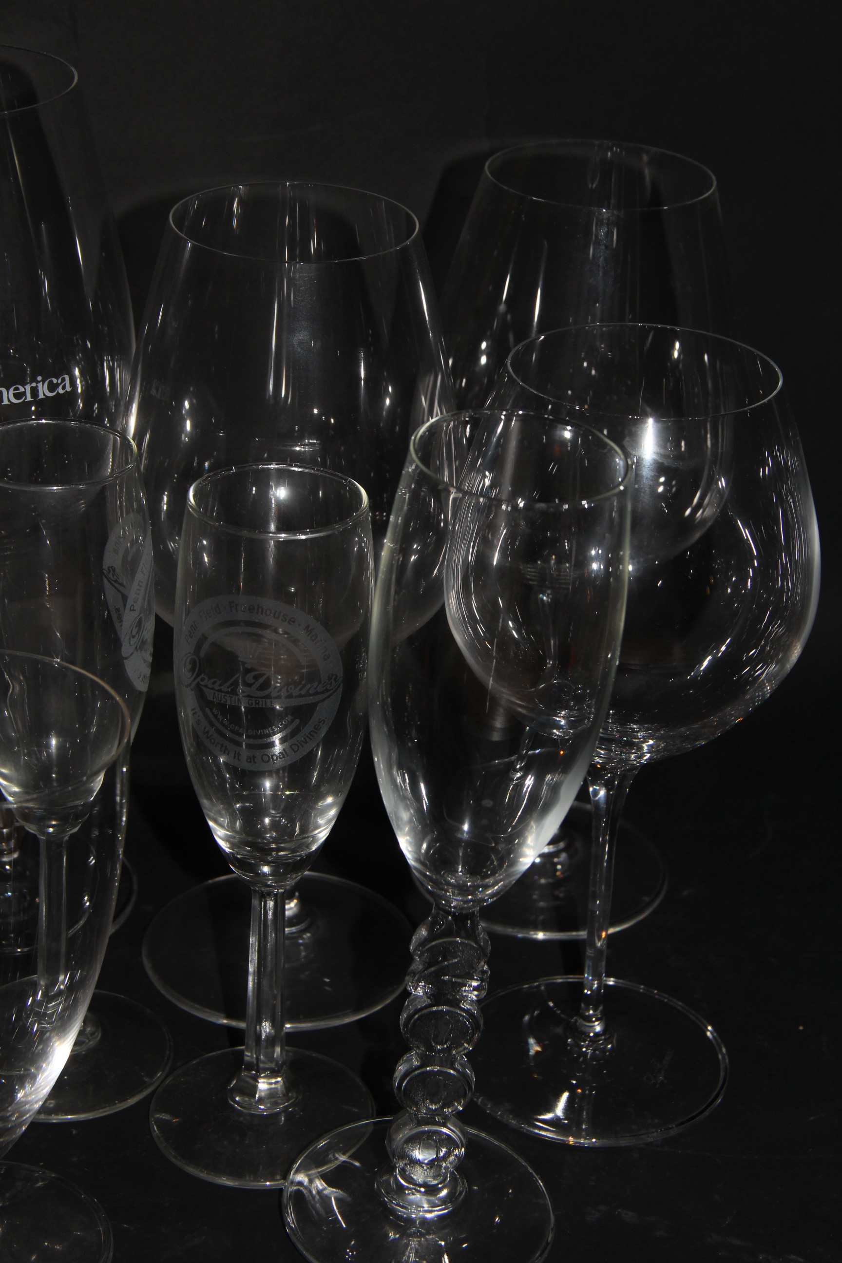 Large Collection of Stemware