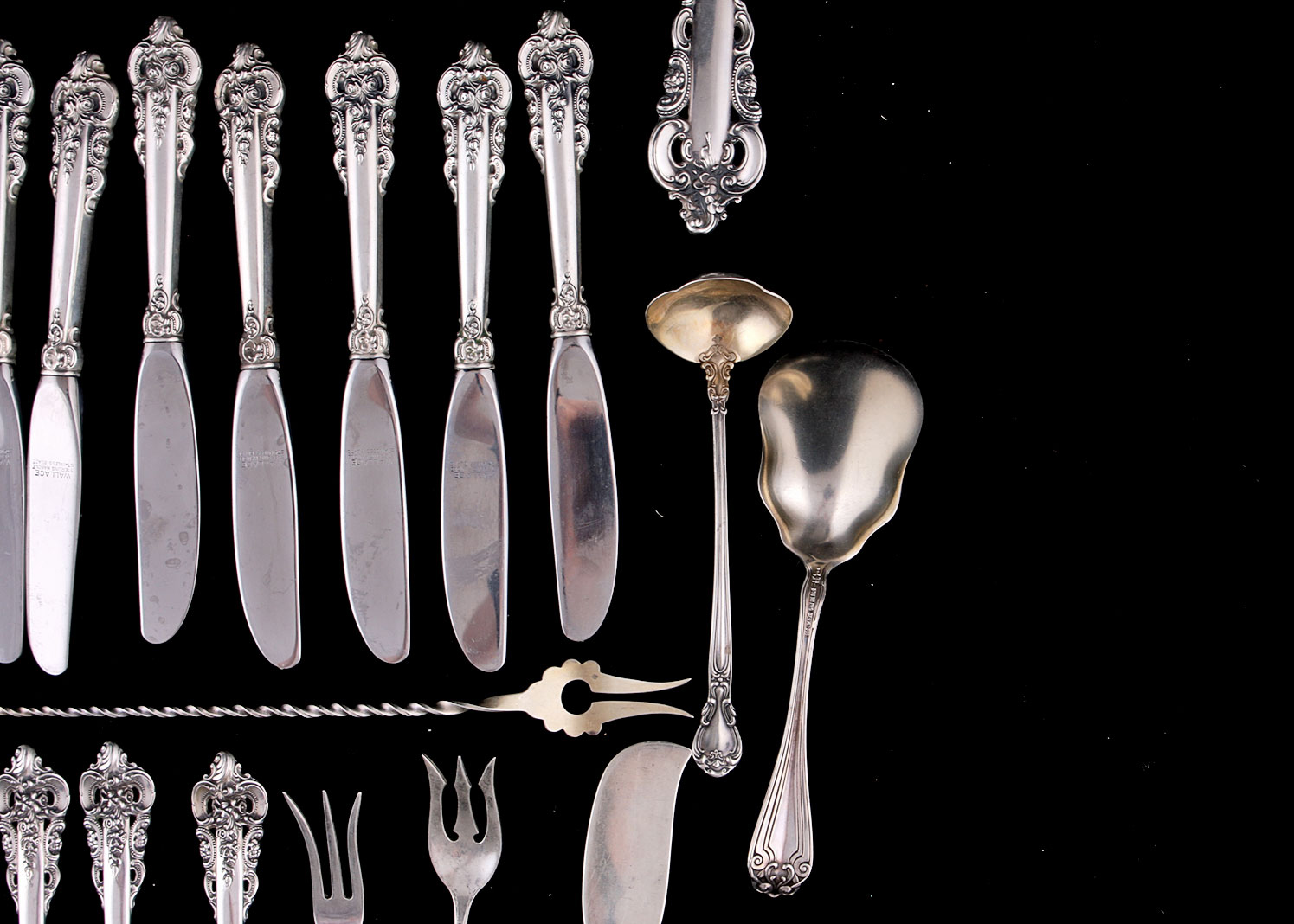 Wallace Sterling Silverware Set