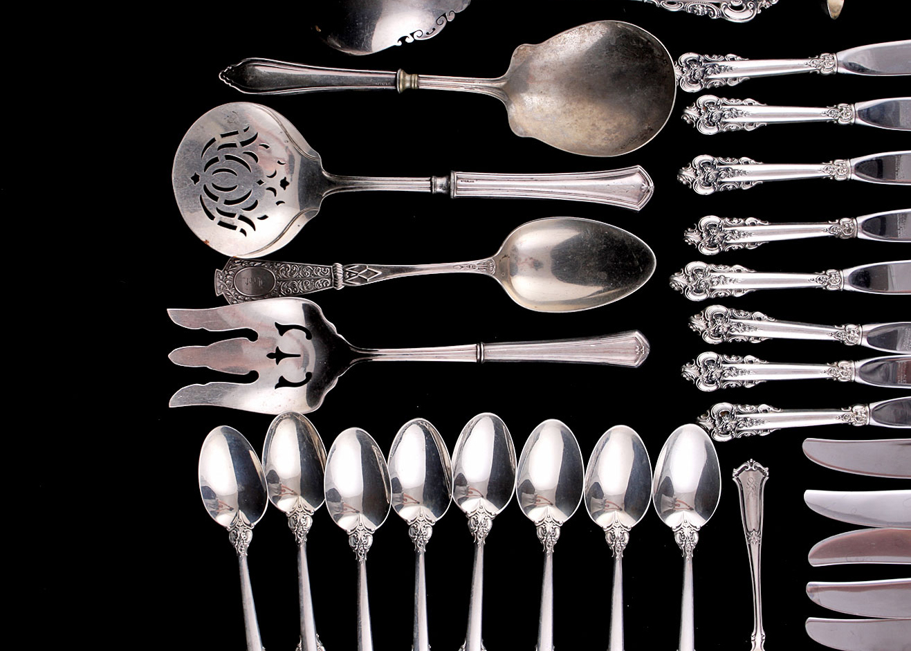 Wallace Sterling Silverware Set