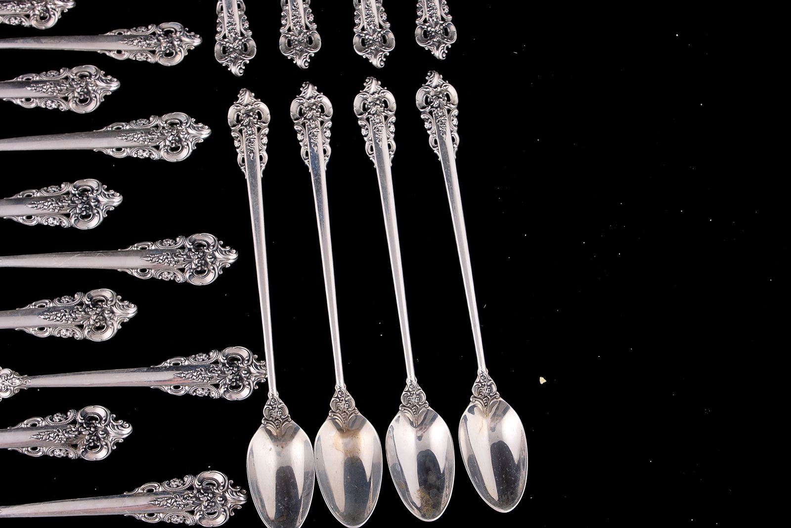 Wallace Eight Piece Sterling Silverware Set