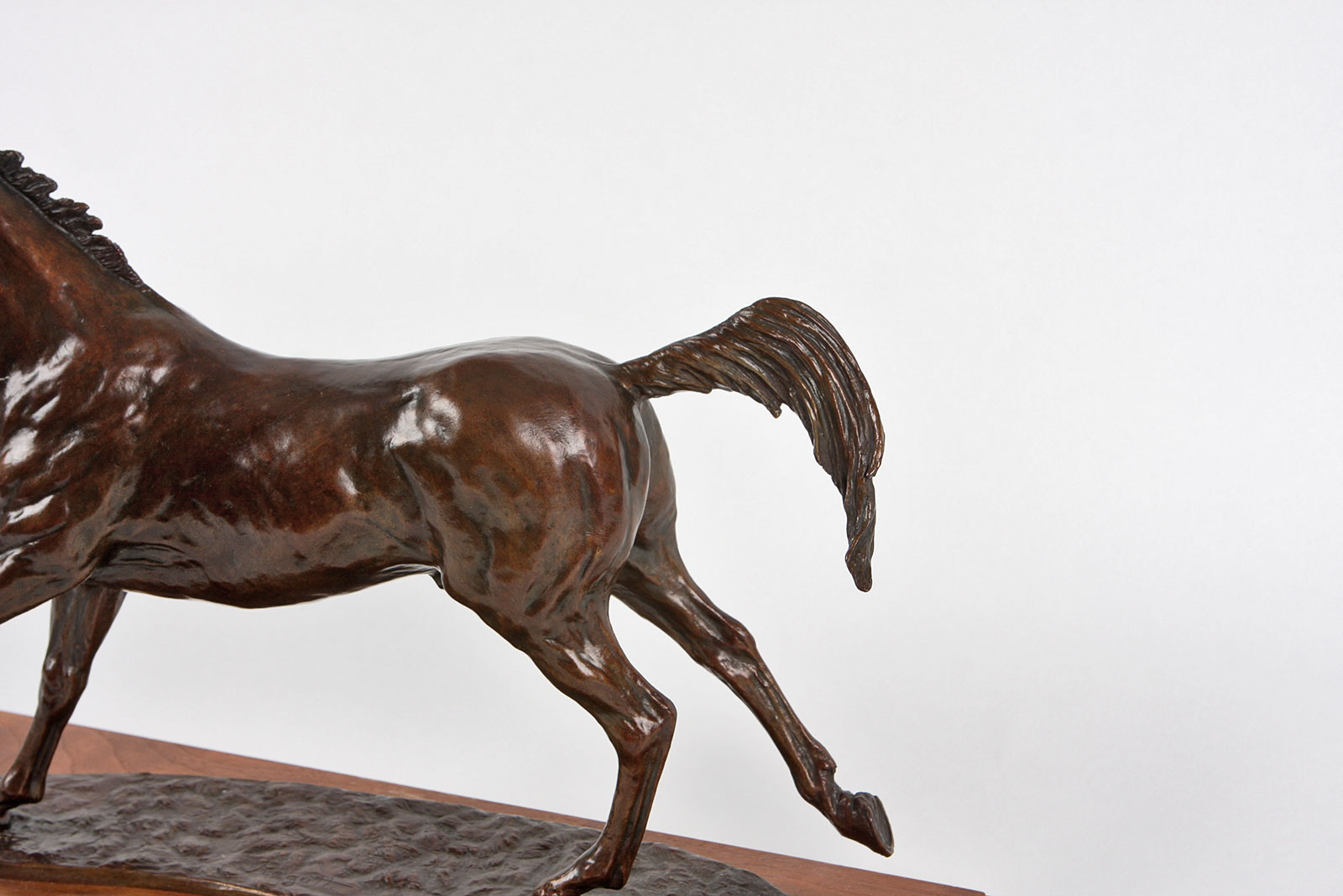 "Aristides" Bronze Race Horse Sculpture by Carl Regutti, 3/500