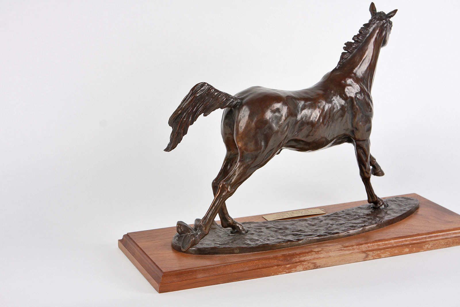 "Aristides" Bronze Race Horse Sculpture by Carl Regutti, 3/500