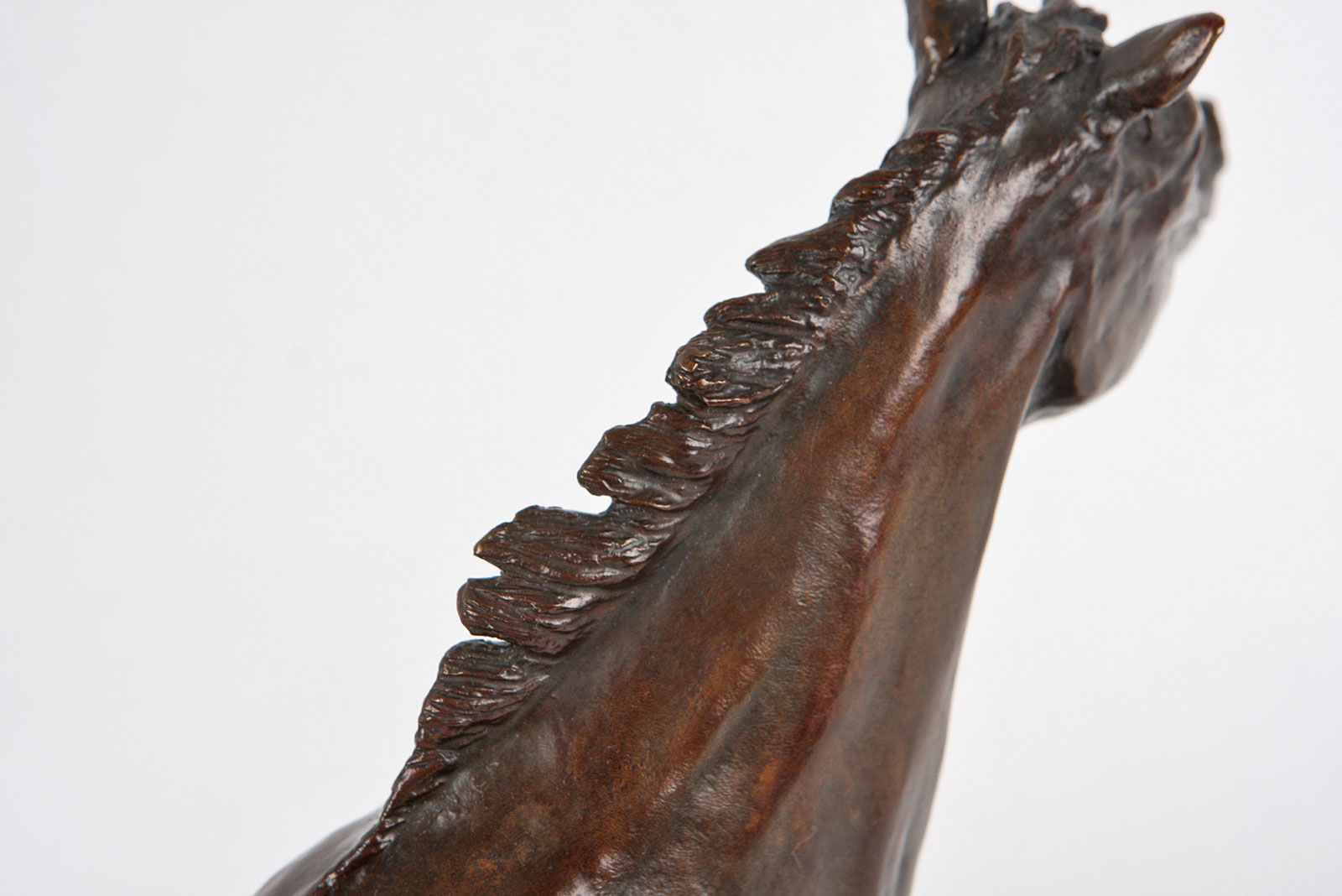 "Aristides" Bronze Race Horse Sculpture by Carl Regutti, 3/500