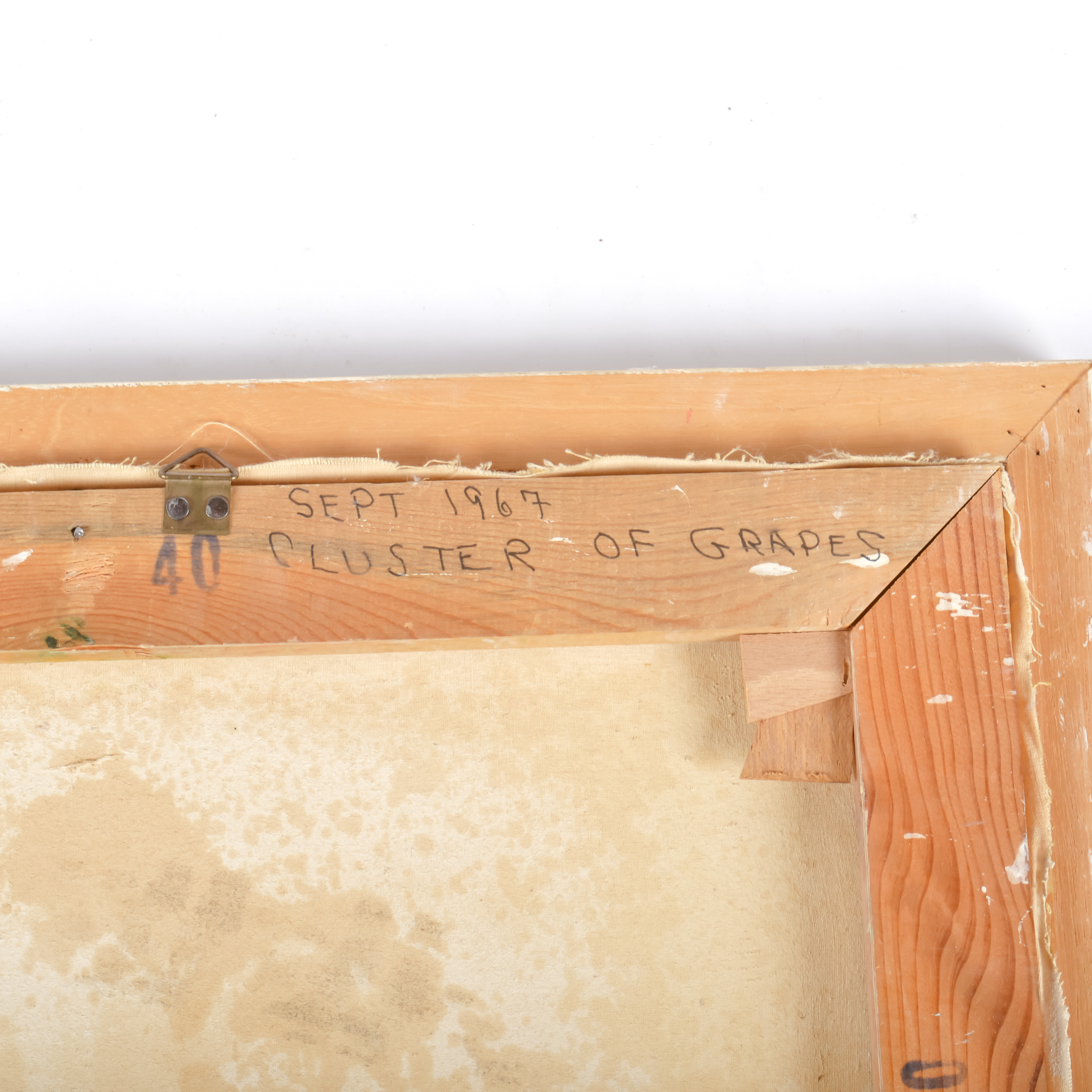 Two Framed Original Vintage Still Life Oil on Canvases