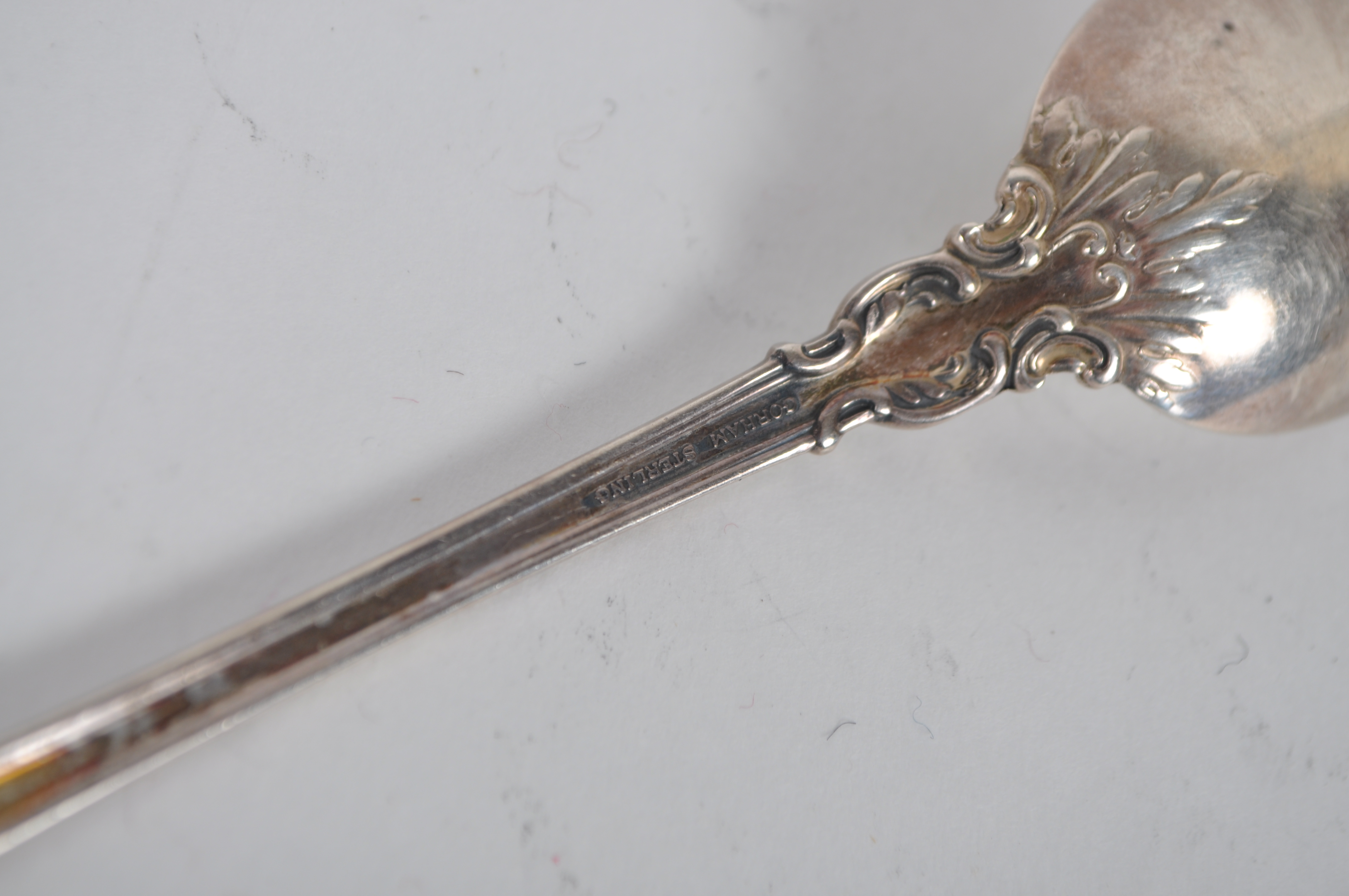 Eight Gorham "Chantilly" Iced Tea Spoons