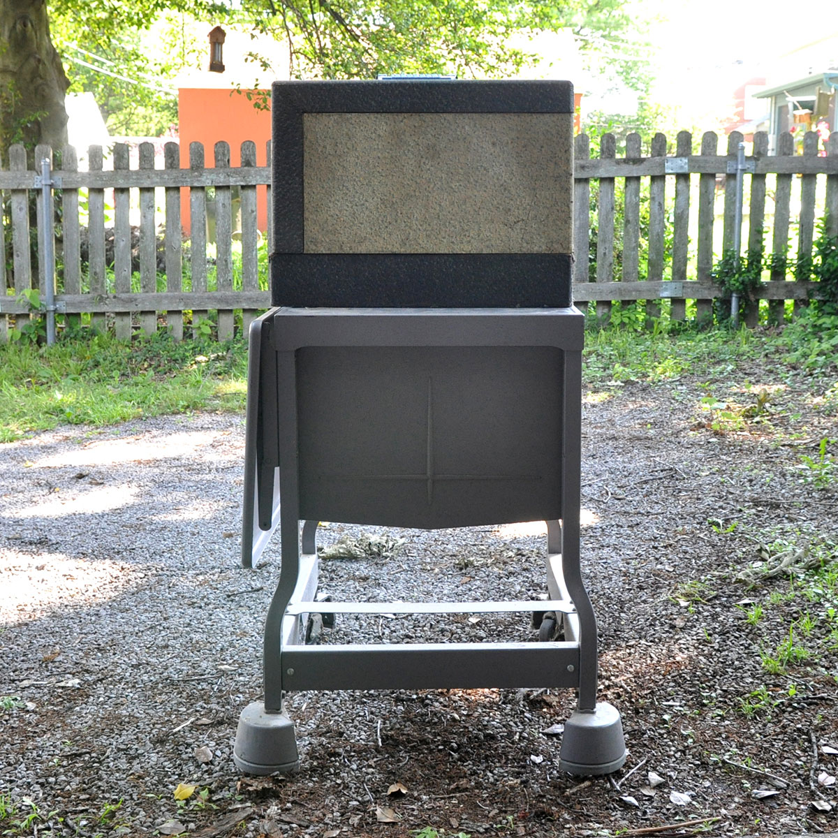 Vintage Deluxe Sewing Machine and Typewriter Table