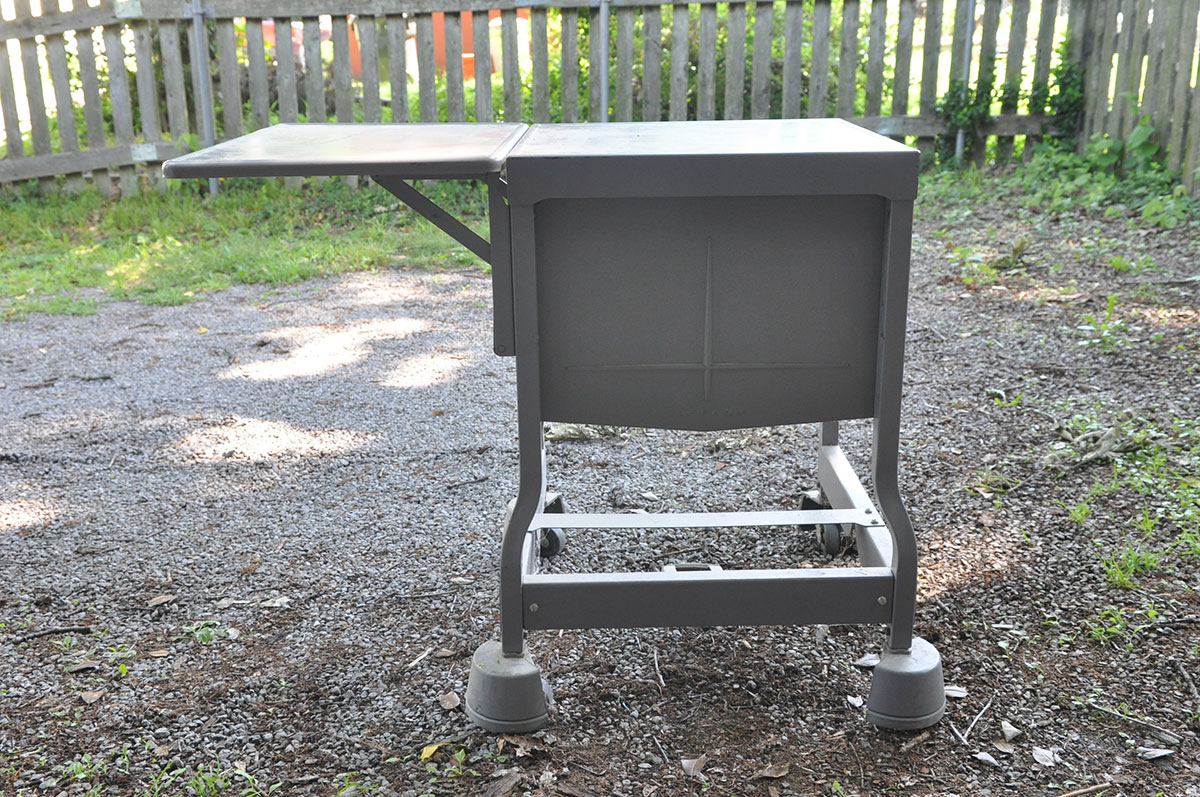 Vintage Deluxe Sewing Machine and Typewriter Table