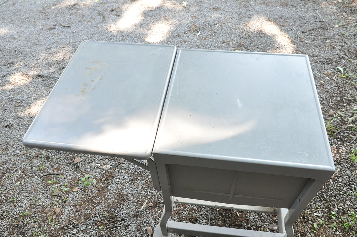 Vintage Deluxe Sewing Machine and Typewriter Table