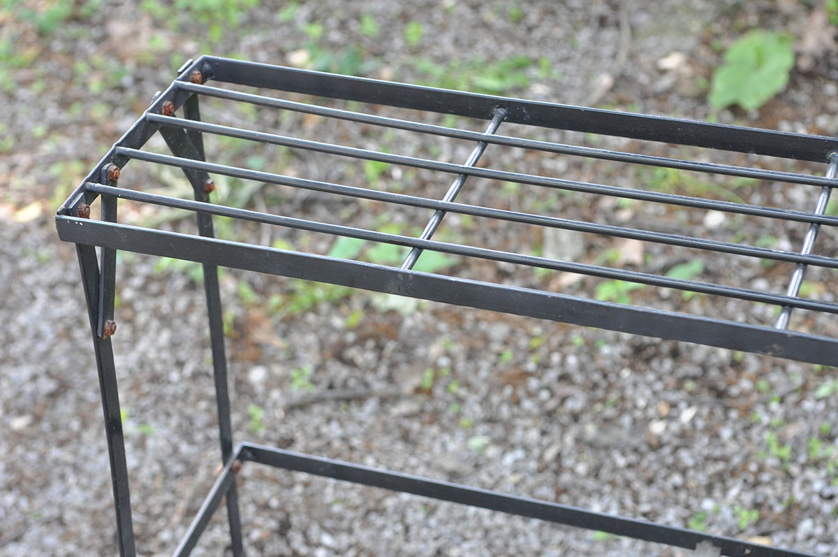 Three-Tier Iron Plant Stand