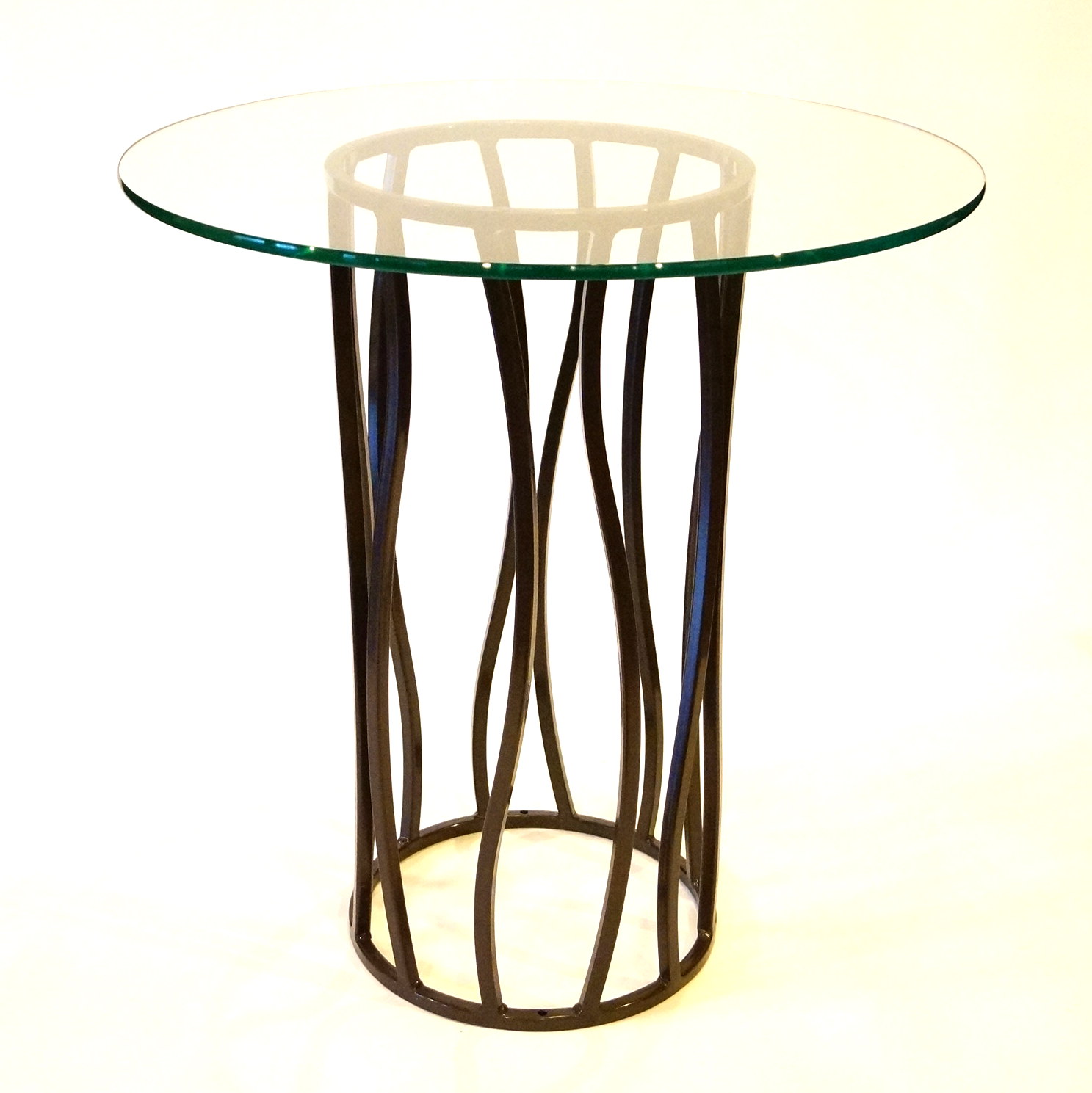 Glass and Metal Table