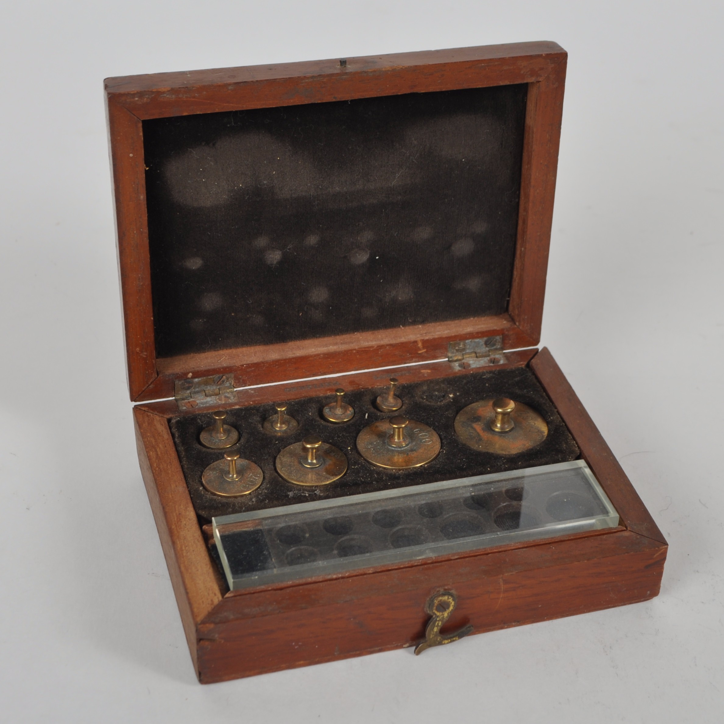 Oertling London Brass Weight Set