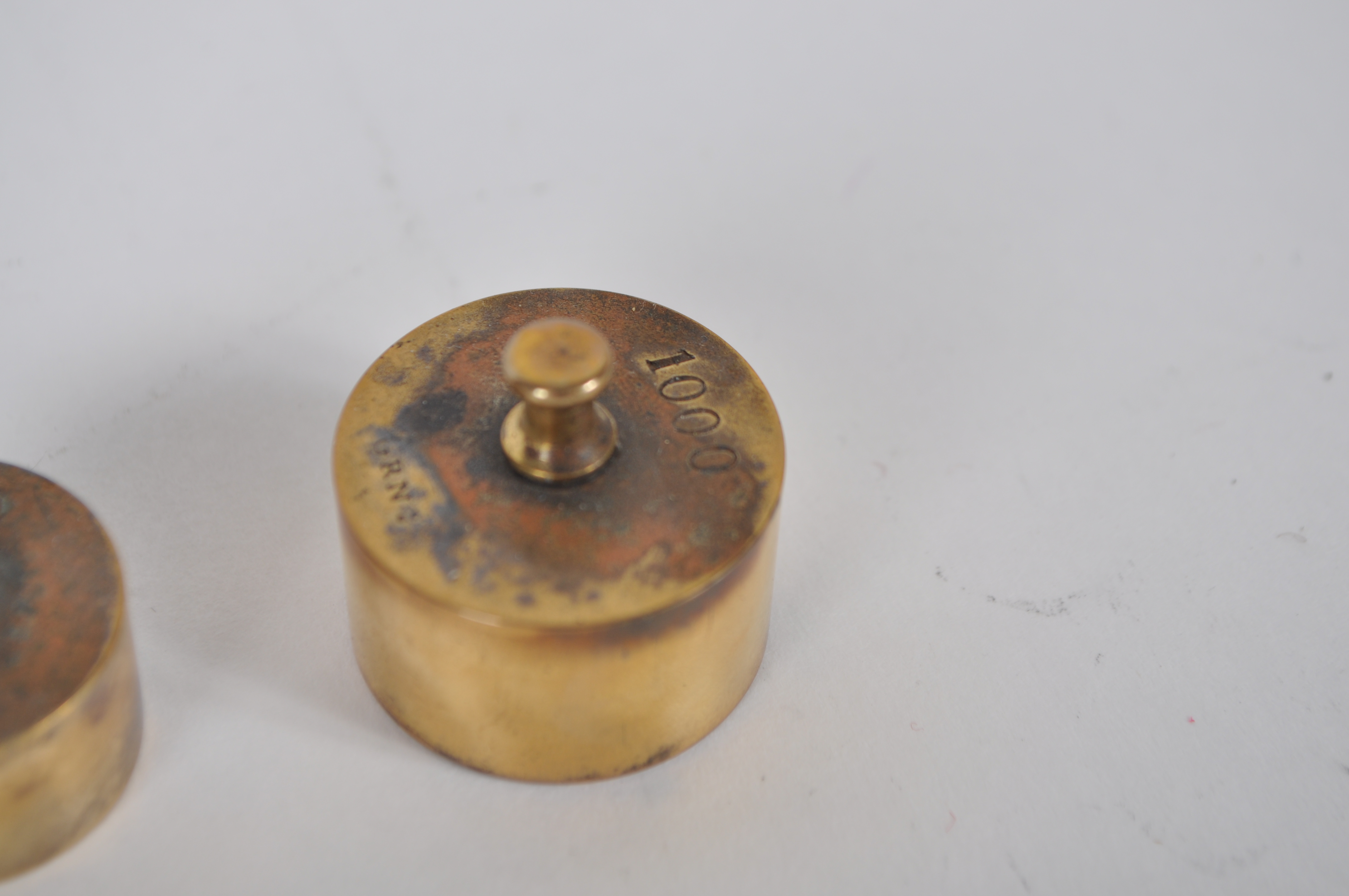 Oertling London Brass Weight Set