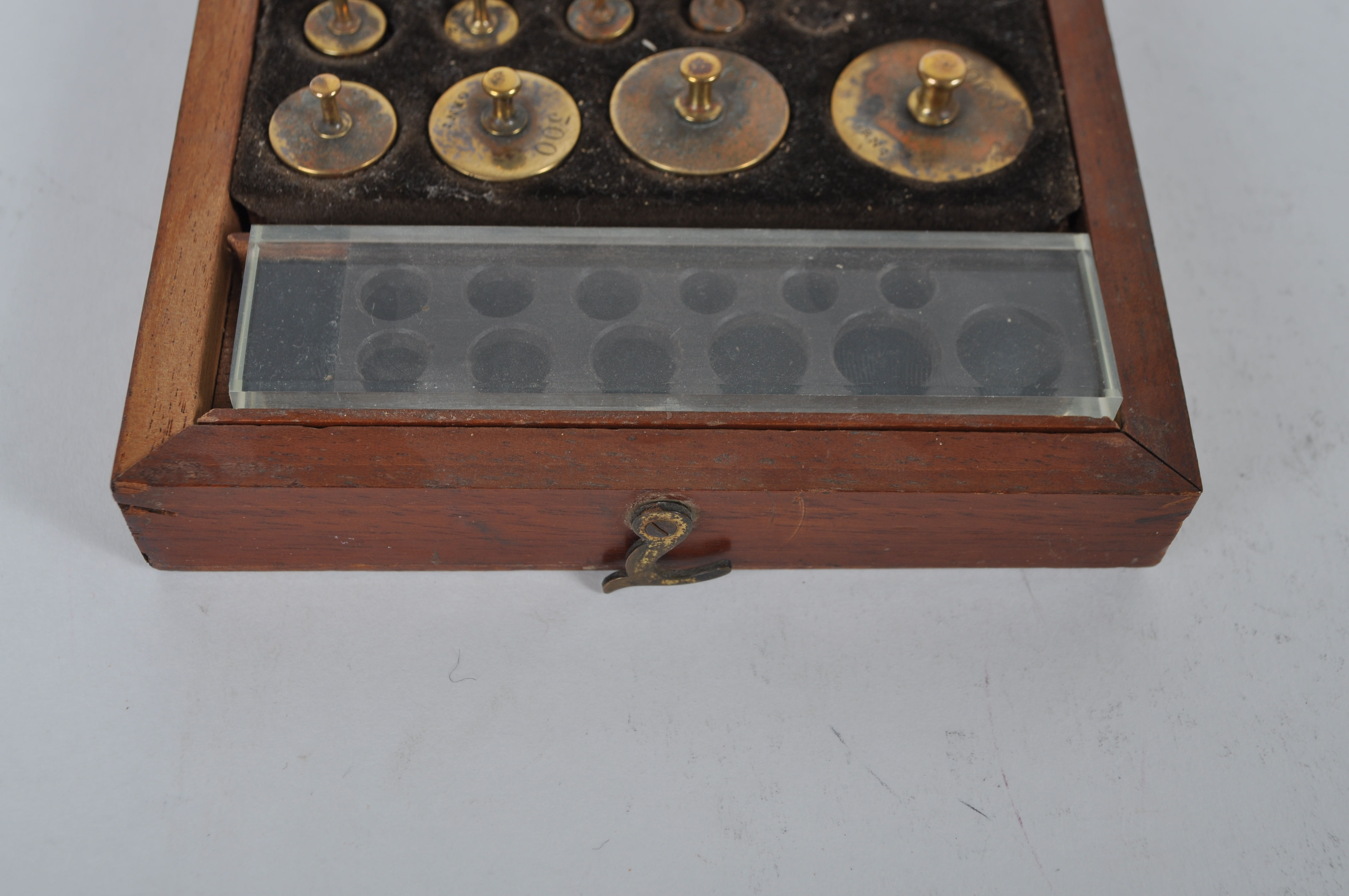 Oertling London Brass Weight Set