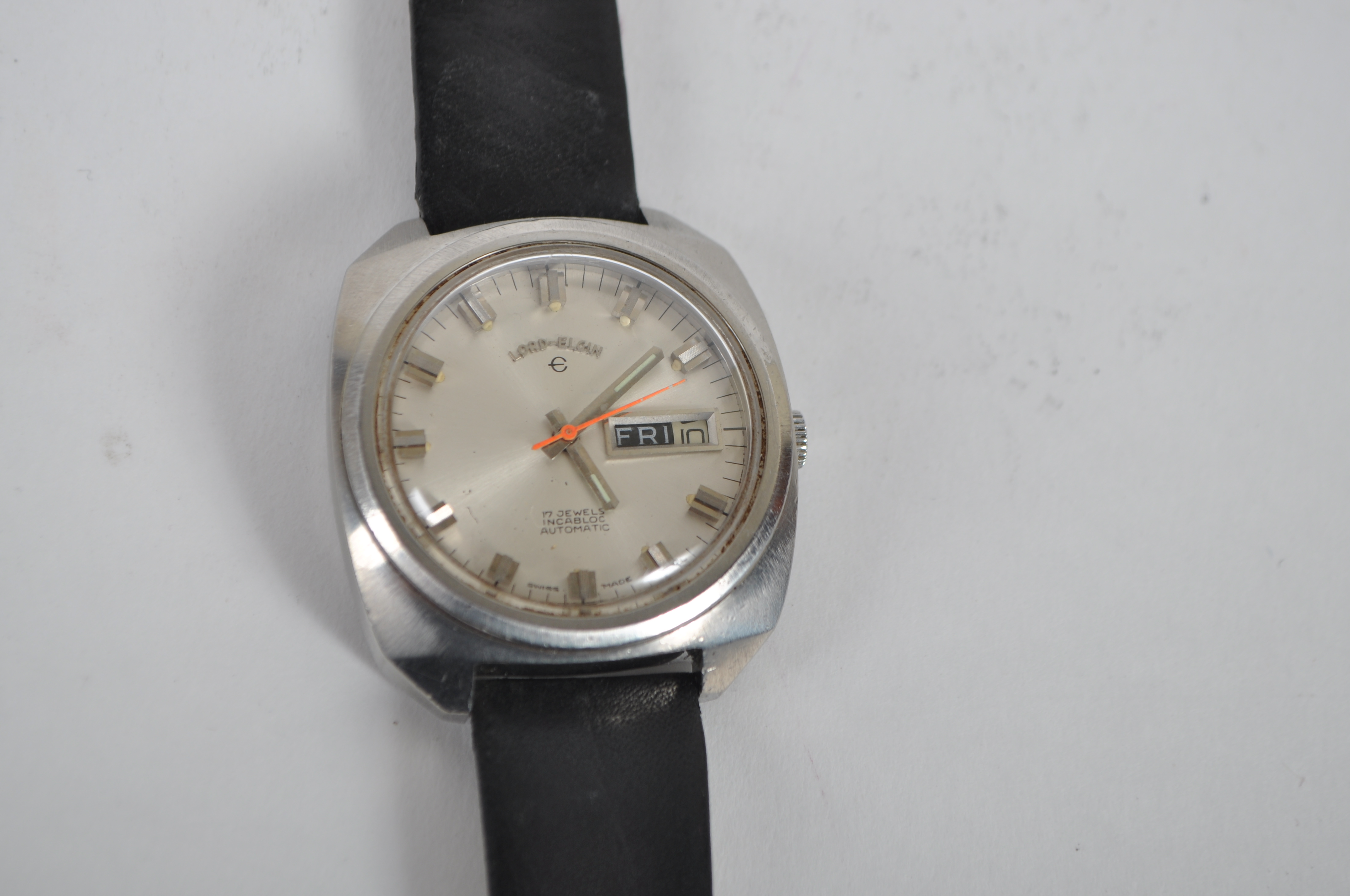Lord Elgin 17 Jewel Leather Band Watch