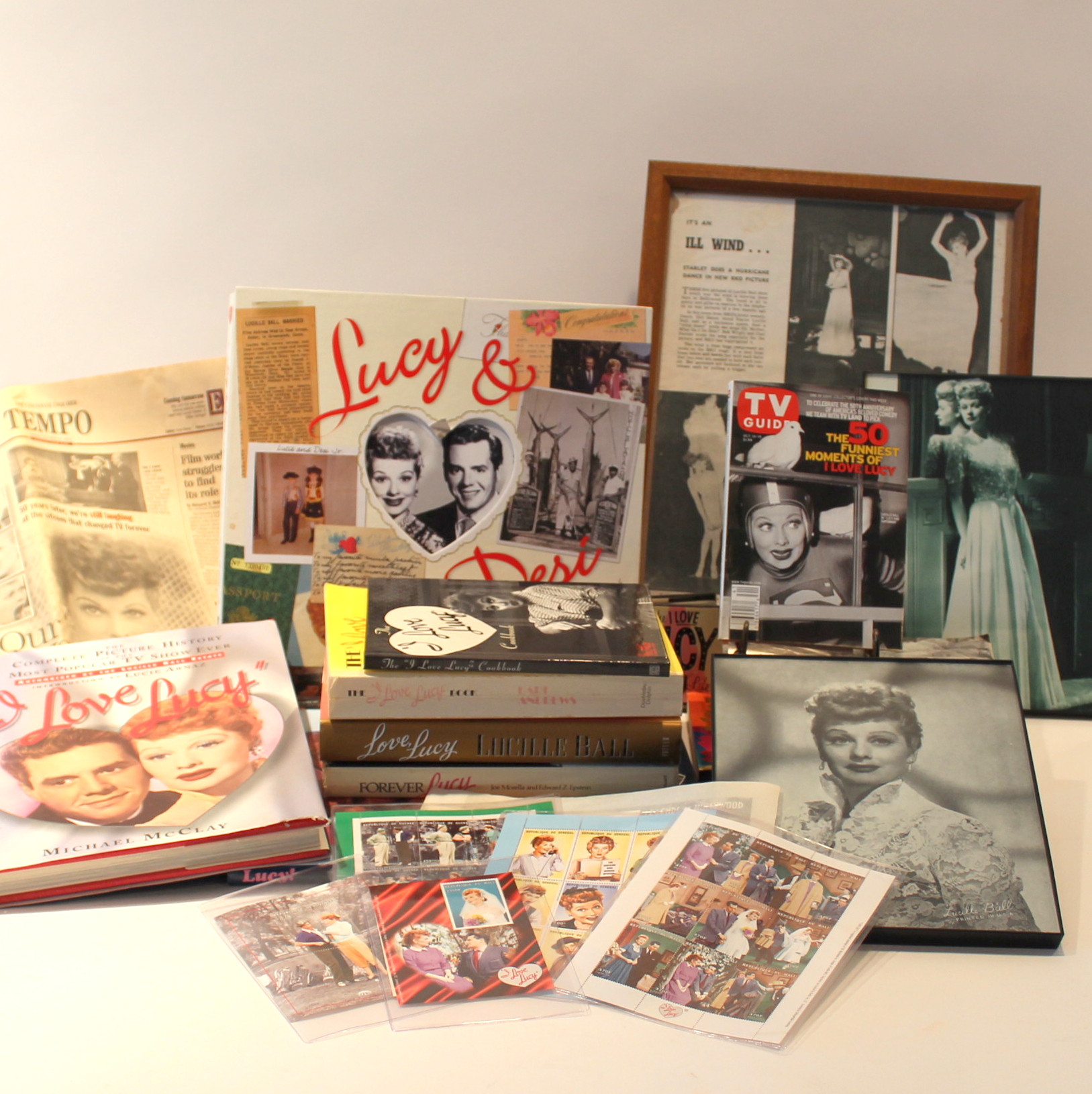 "I Love Lucy" Books and Ephemera Collection