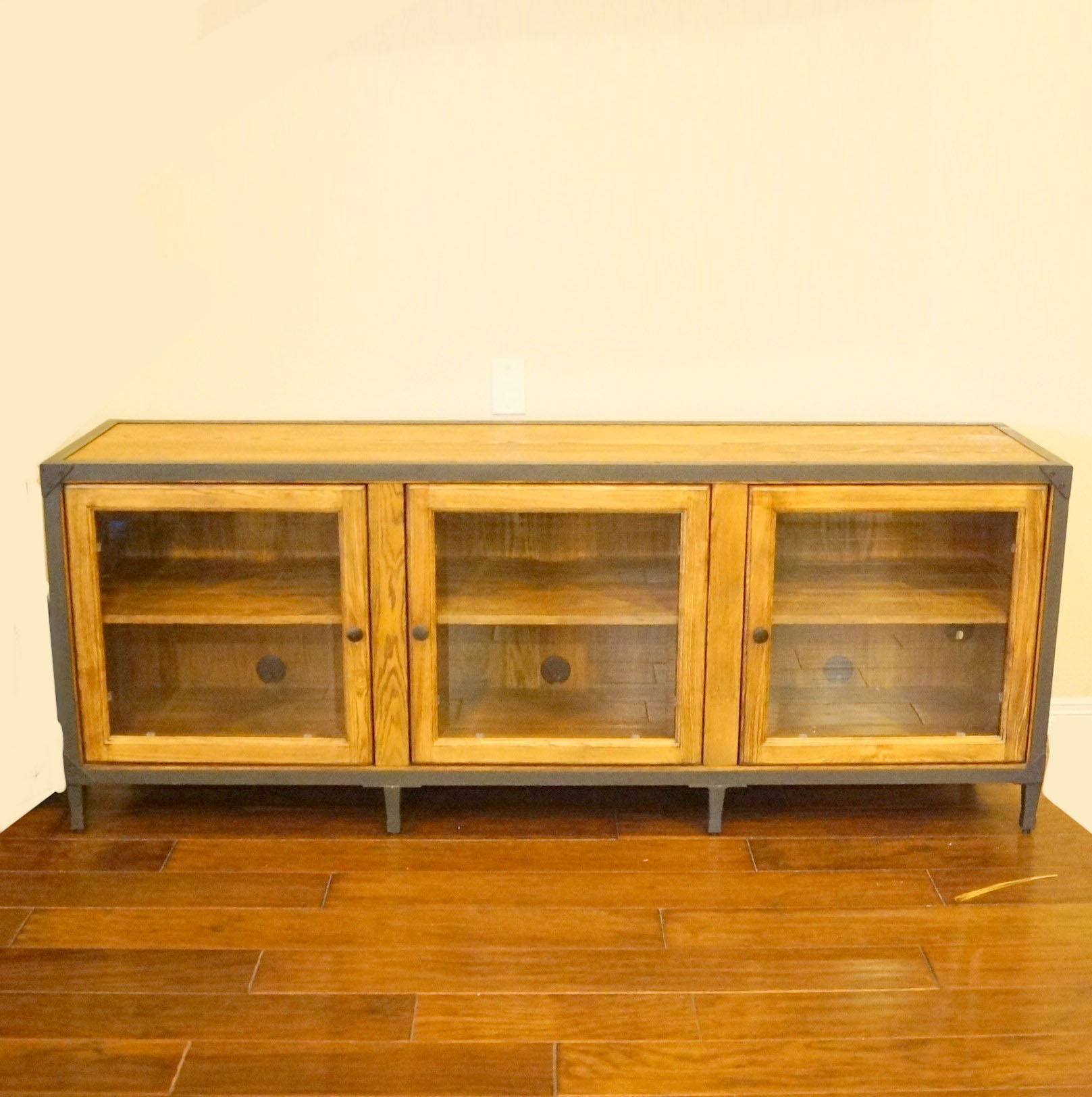 Television Console with Media Storage