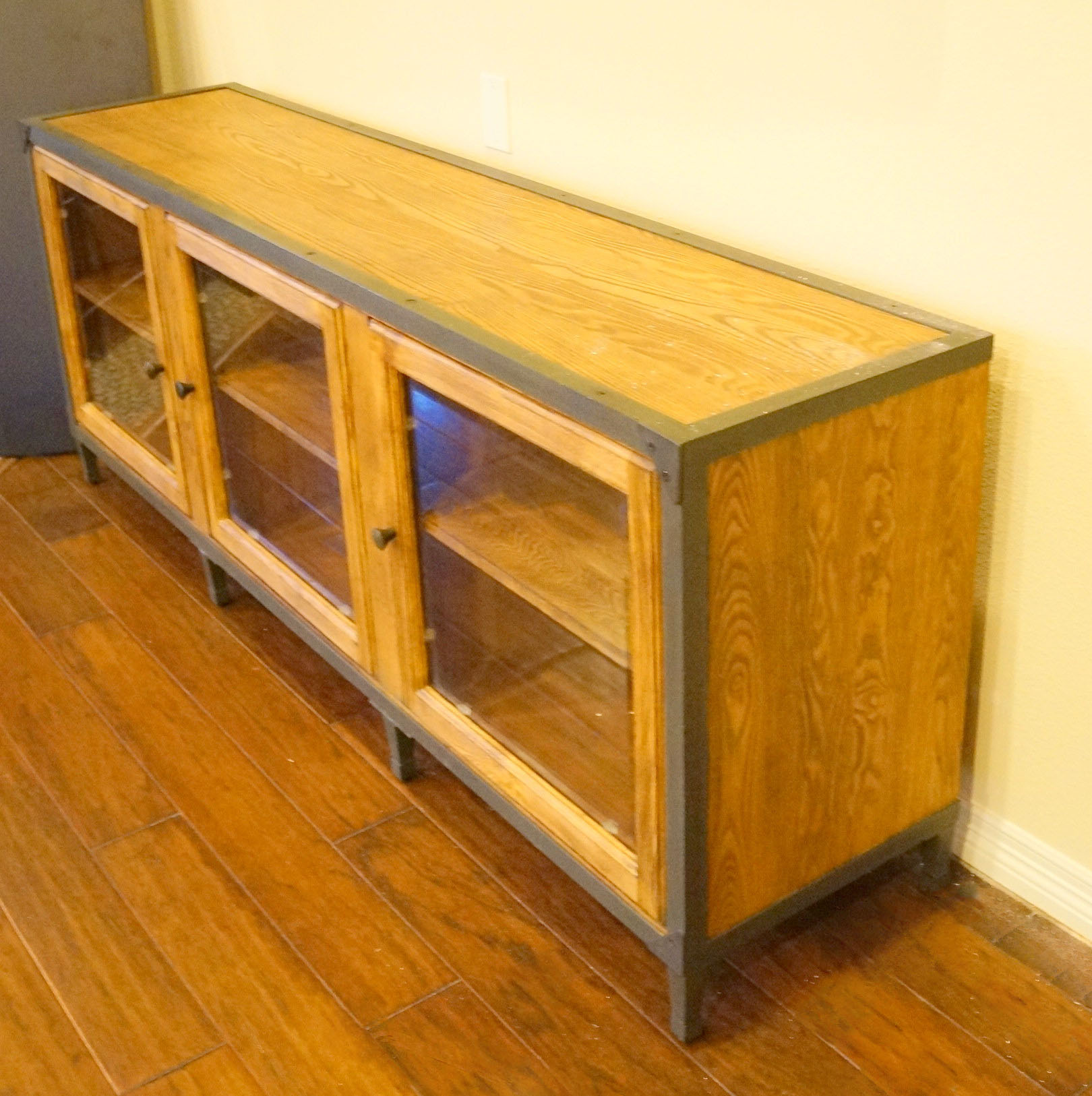 Television Console with Media Storage