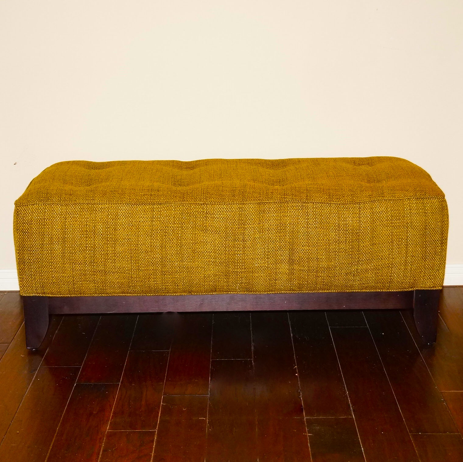 Rectangular Tweed Ottoman