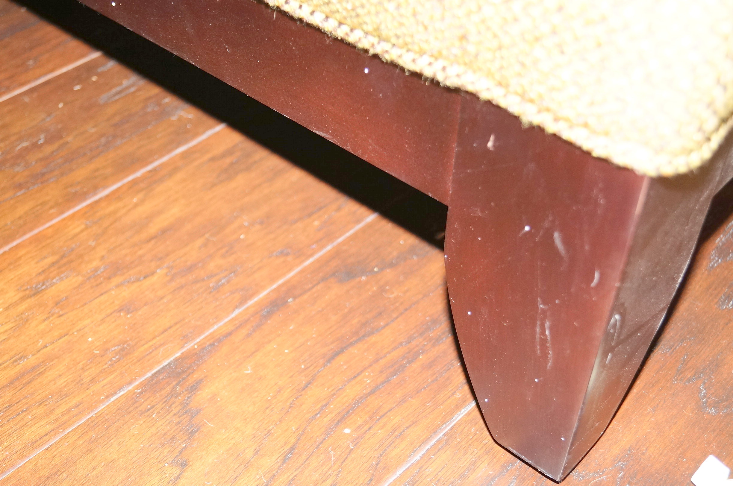 Rectangular Tweed Ottoman