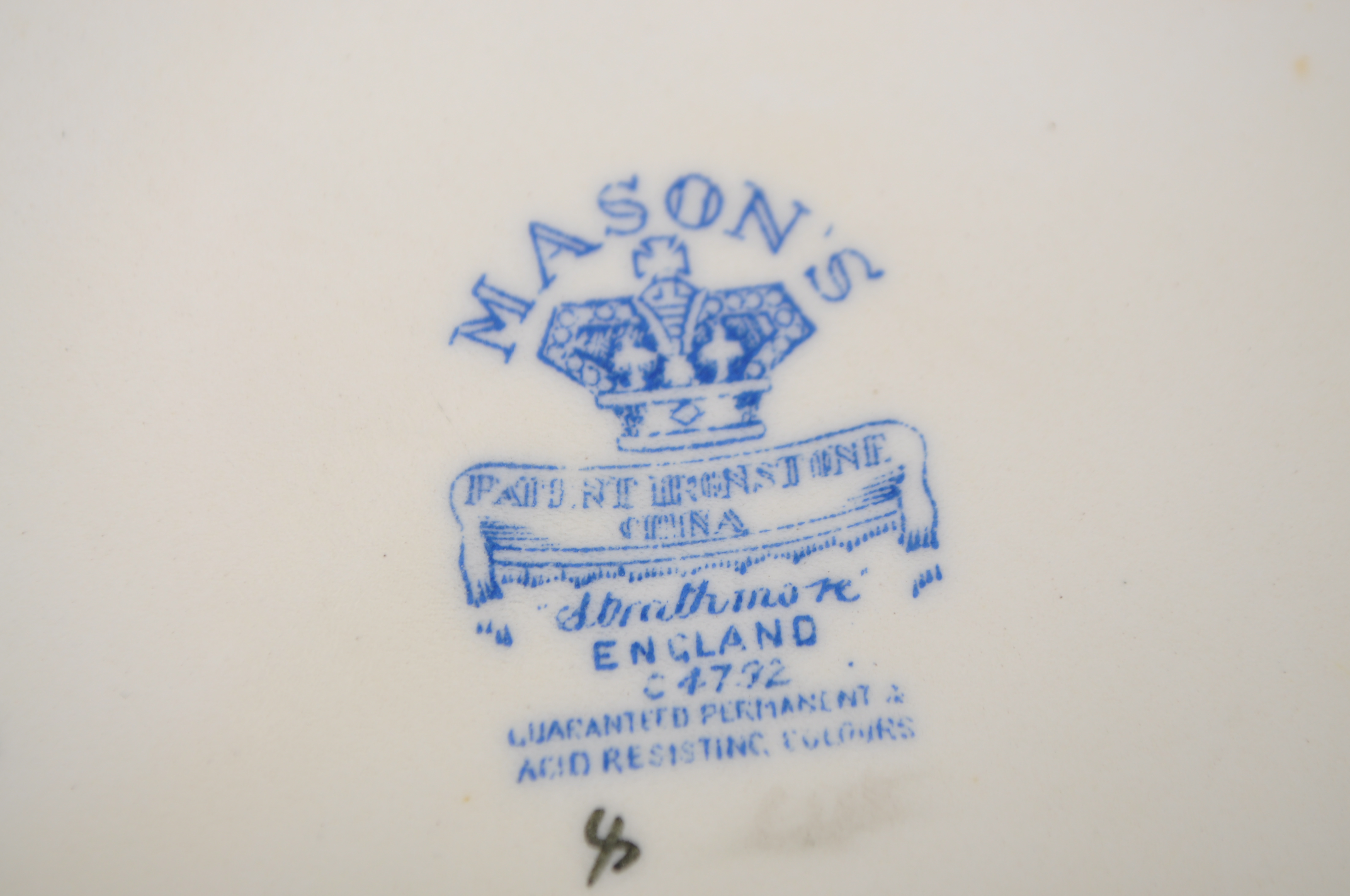 Mason Ironstone Plates