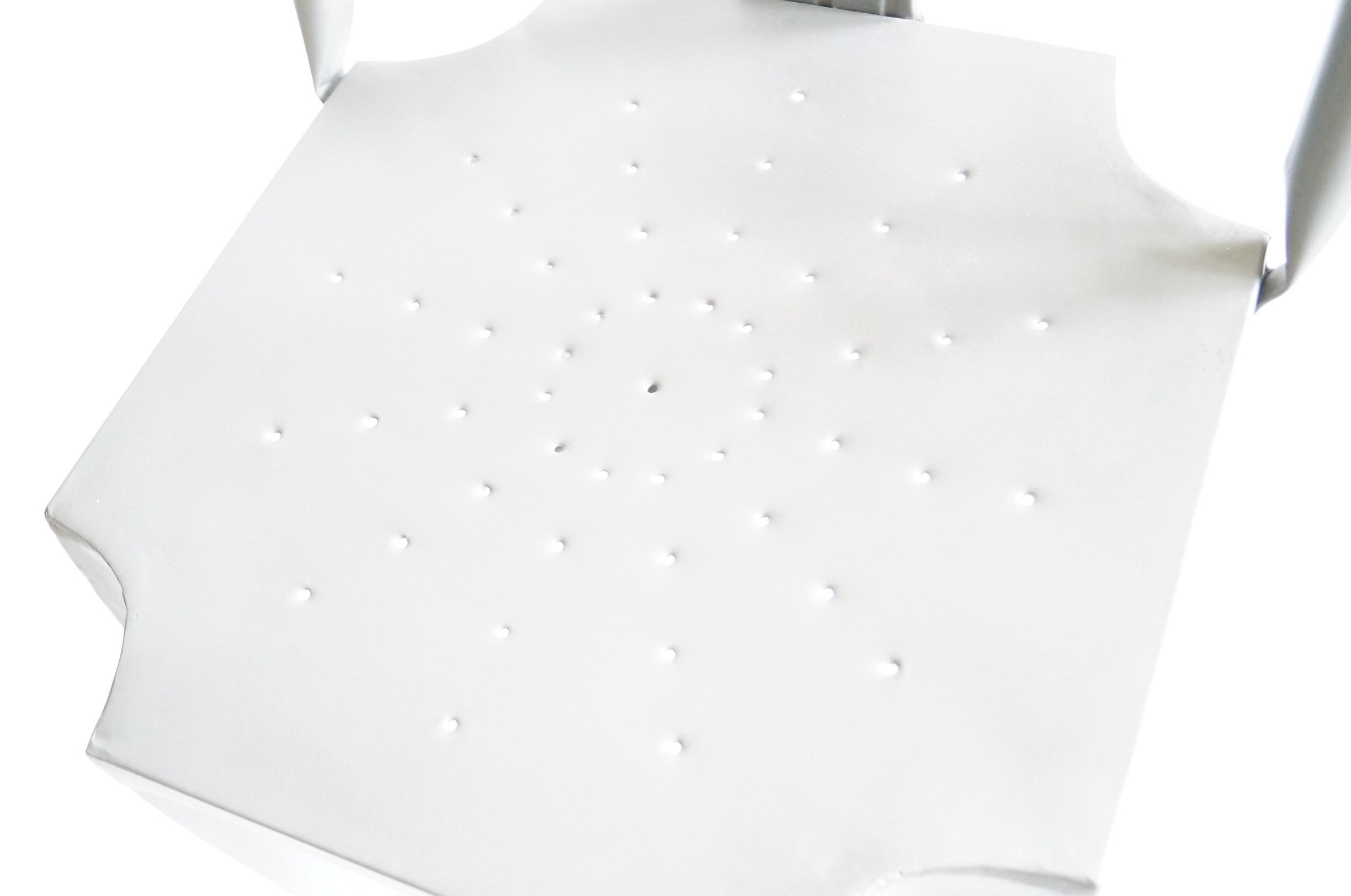 Six Metal Industrial Dining Chairs