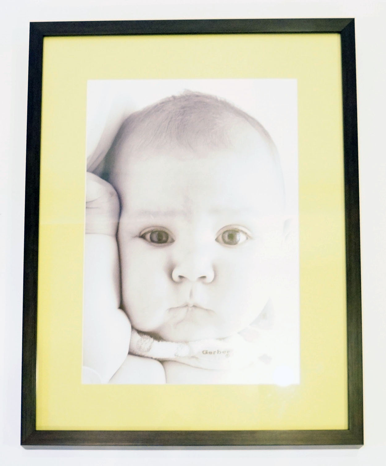 Trio of Black and White Baby Photographs