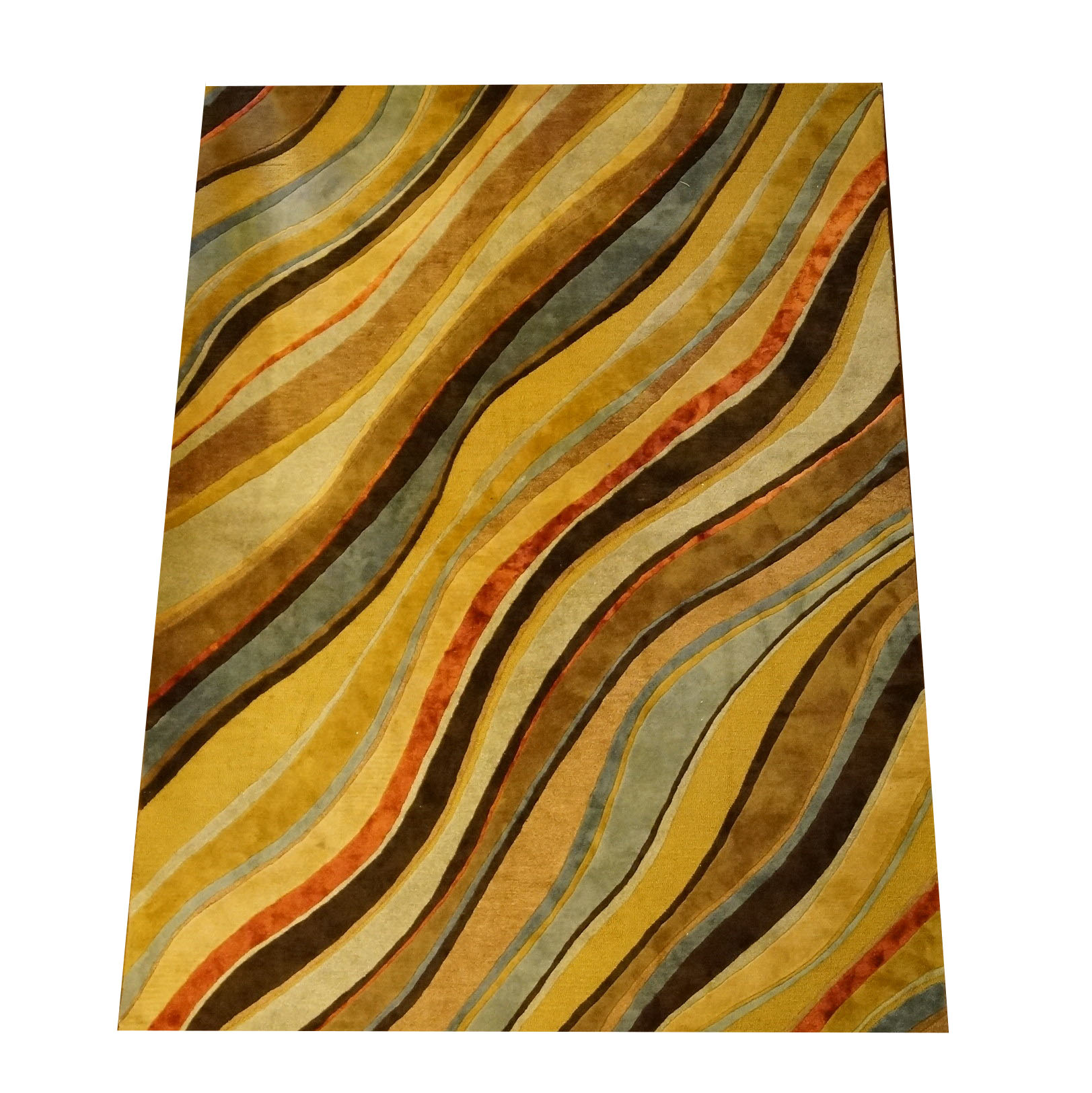 Contemporary Wool Area Rug