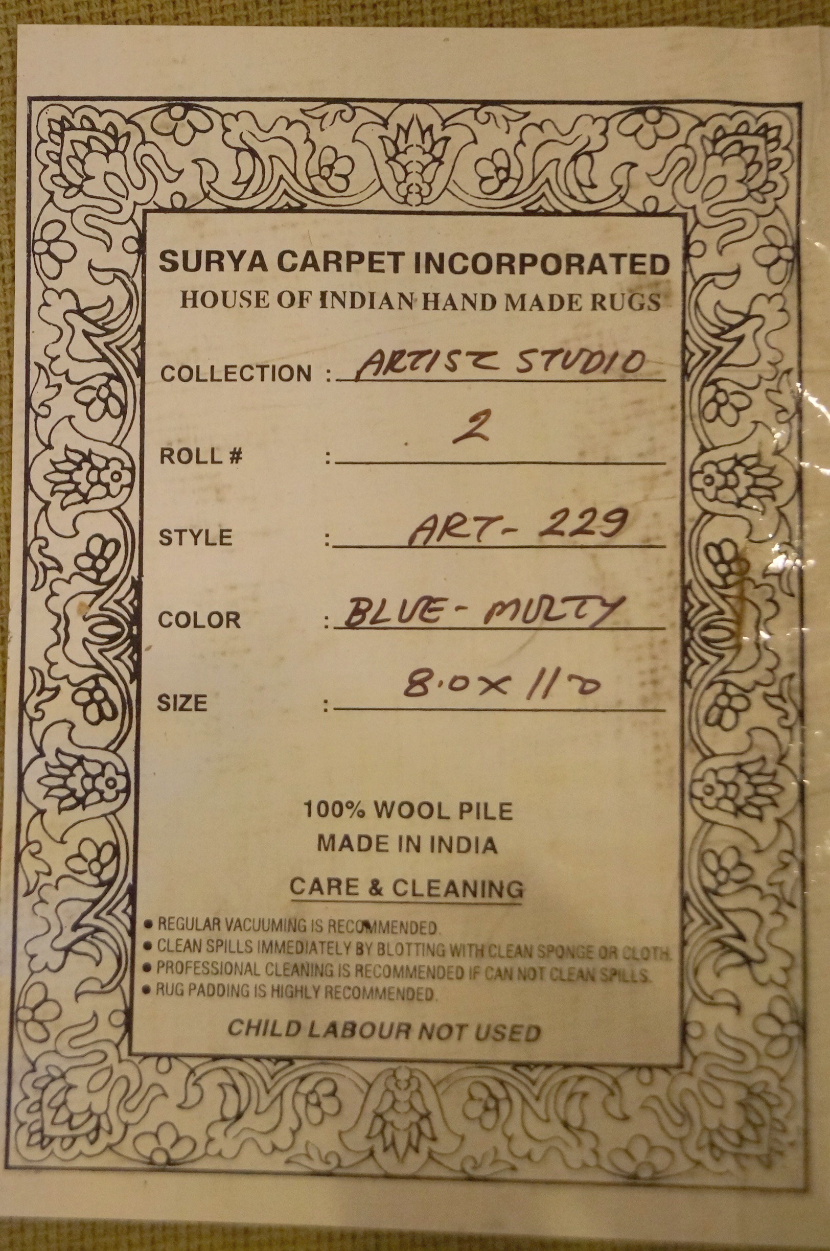 Contemporary Wool Area Rug