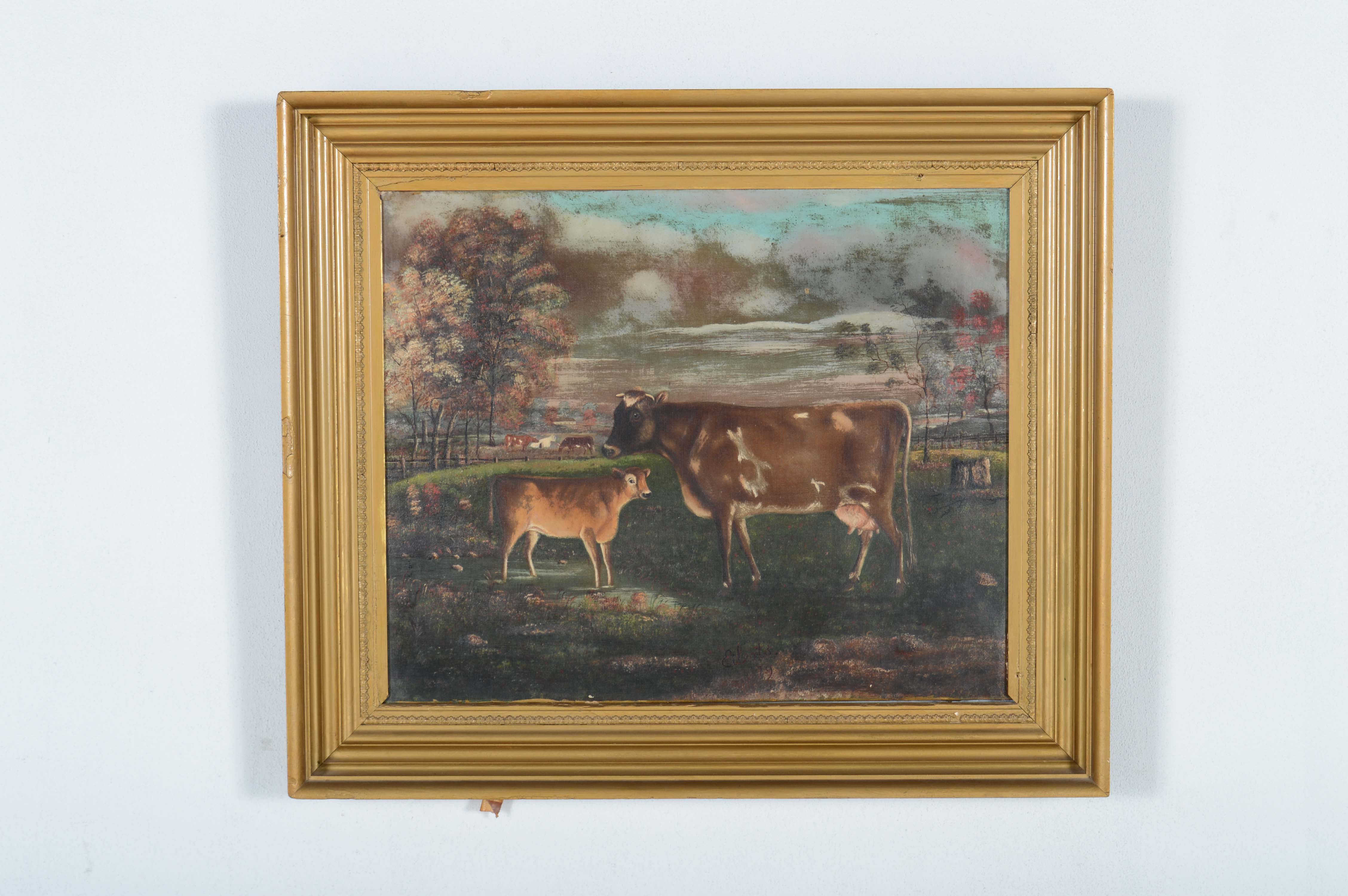 Original Wilhelm T. Eilerts 19th Century Oil Painting on Linen