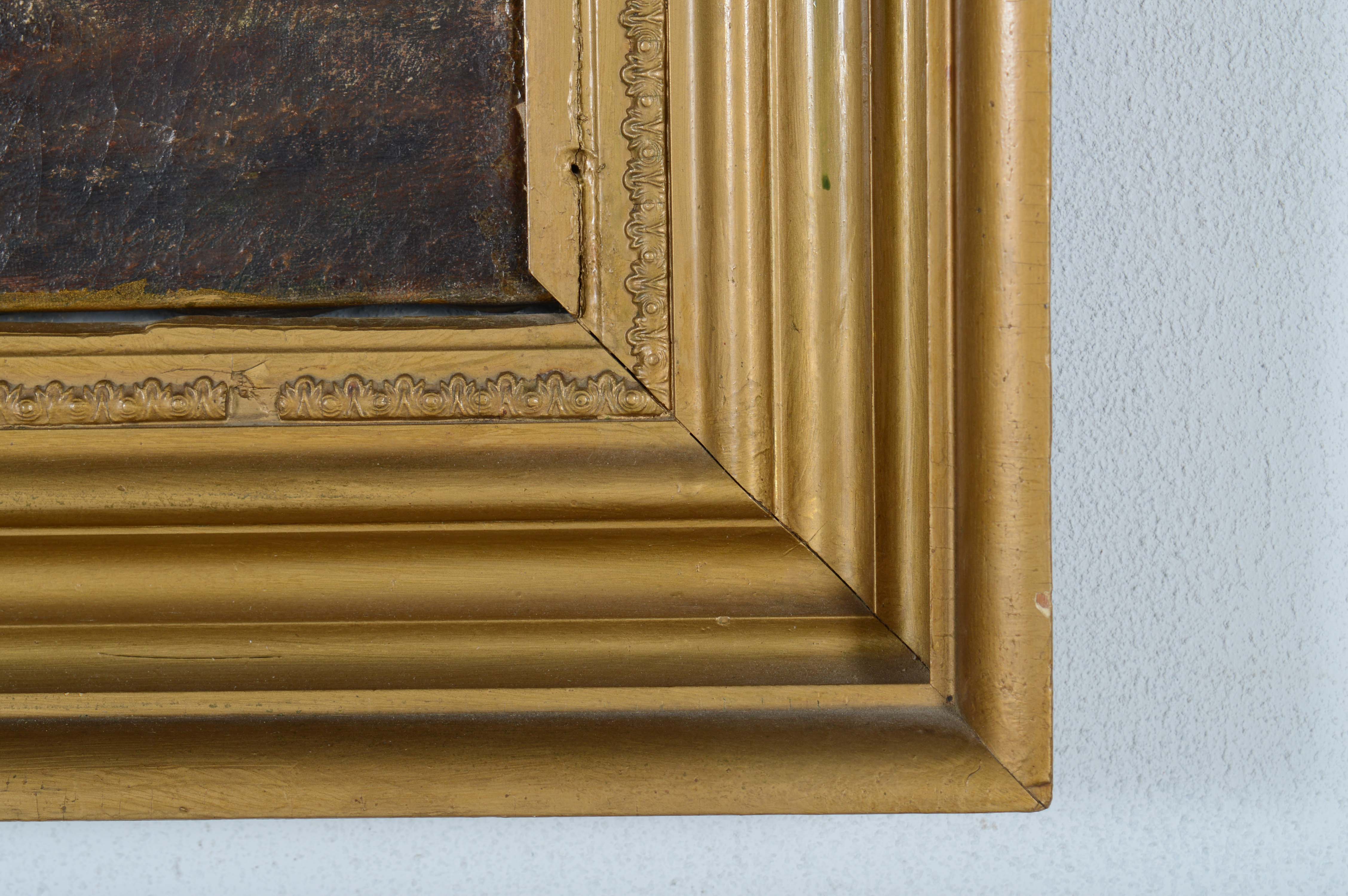 Original Wilhelm T. Eilerts 19th Century Oil Painting on Linen