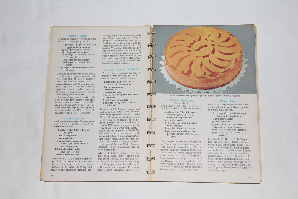 Vintage Cookbooks from the 50's and 60's
