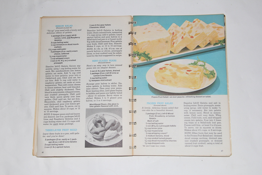 Vintage Cookbooks from the 50's and 60's