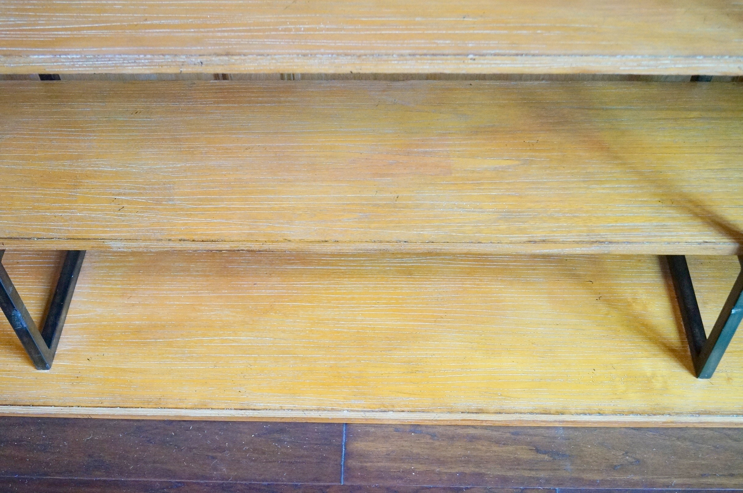 Wood and Metal Book Case