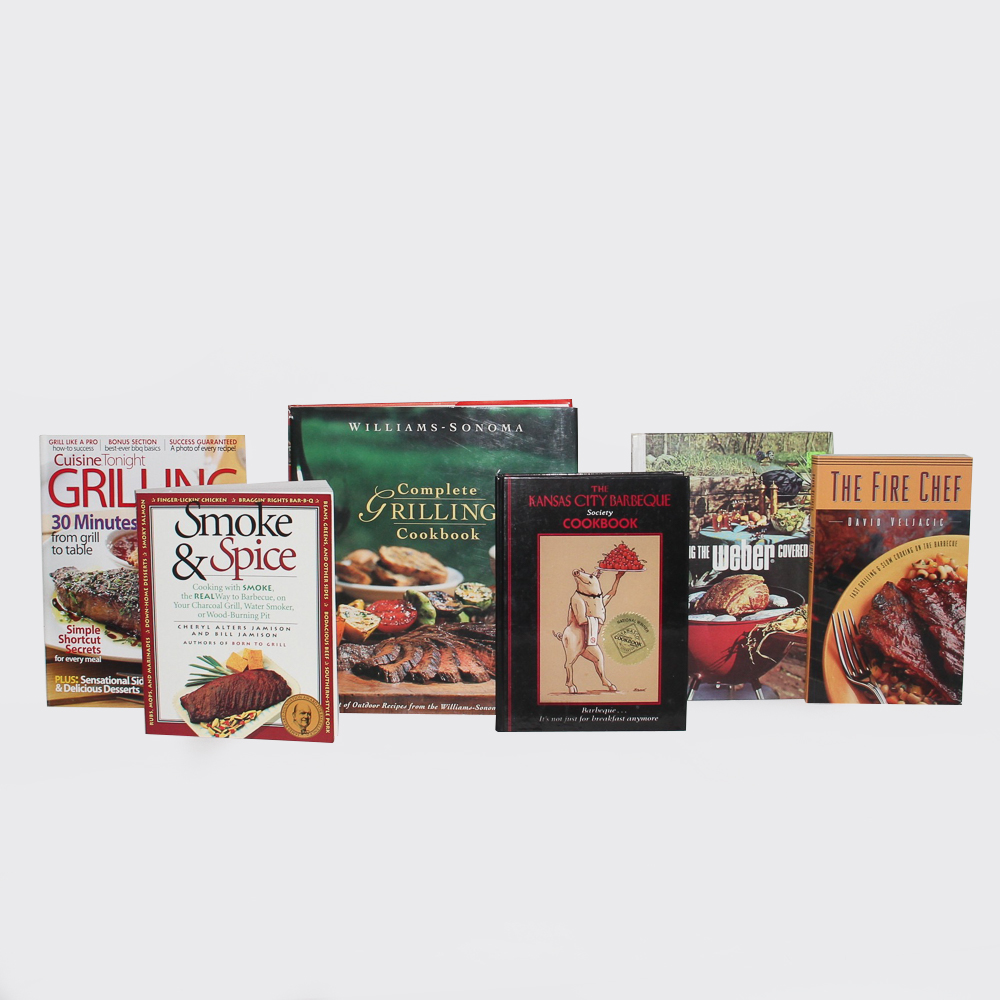 Collection of Barbeque and Grilling Cookbooks
