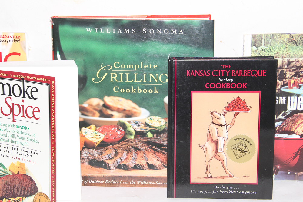 Collection of Barbeque and Grilling Cookbooks